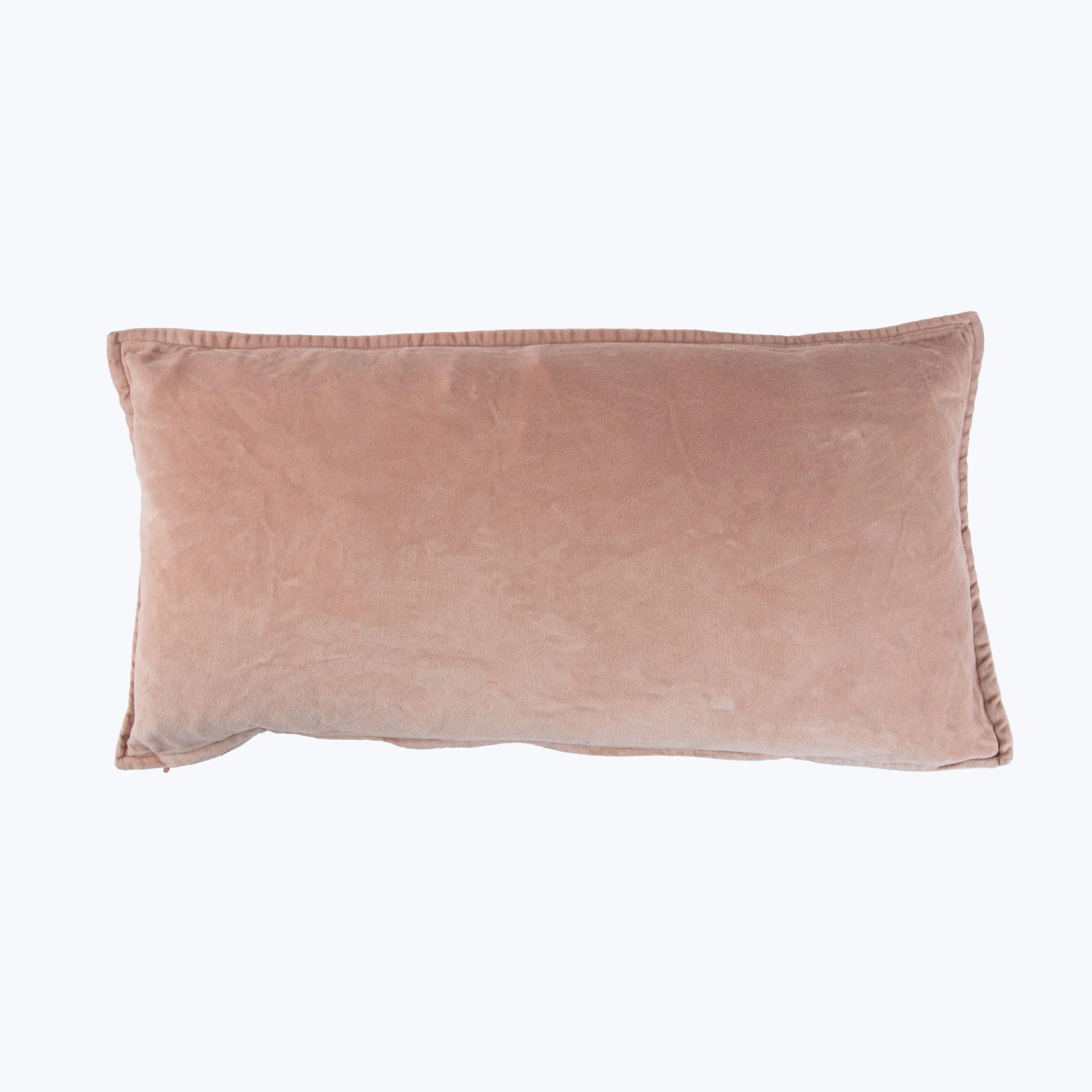 Pip Washed Velvet Blush Pillow - Image 2