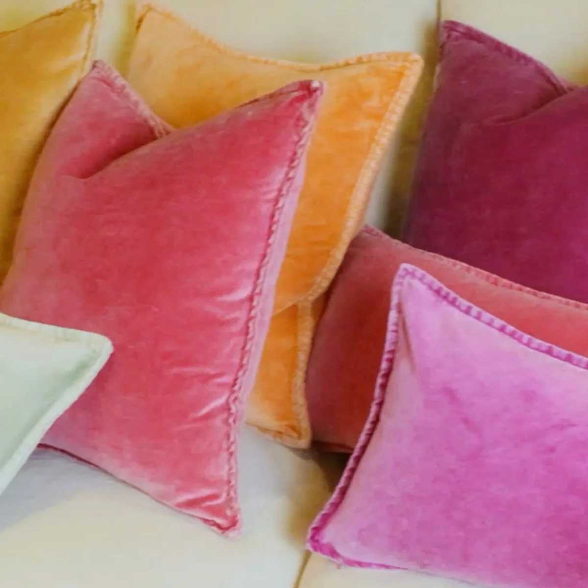 Pip Washed Velvet Powder Pillow - Image 6