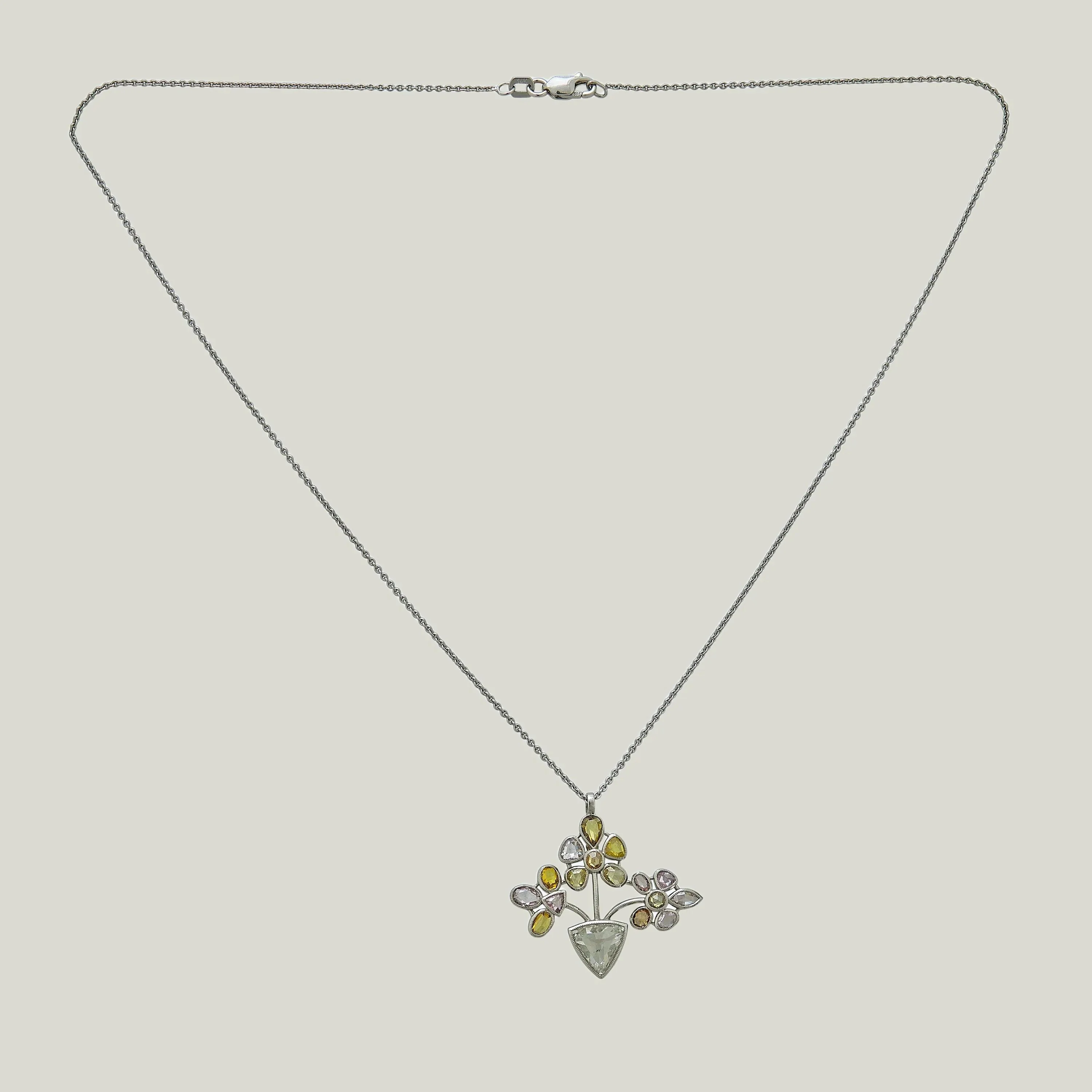 Platinum Diamond Pendant