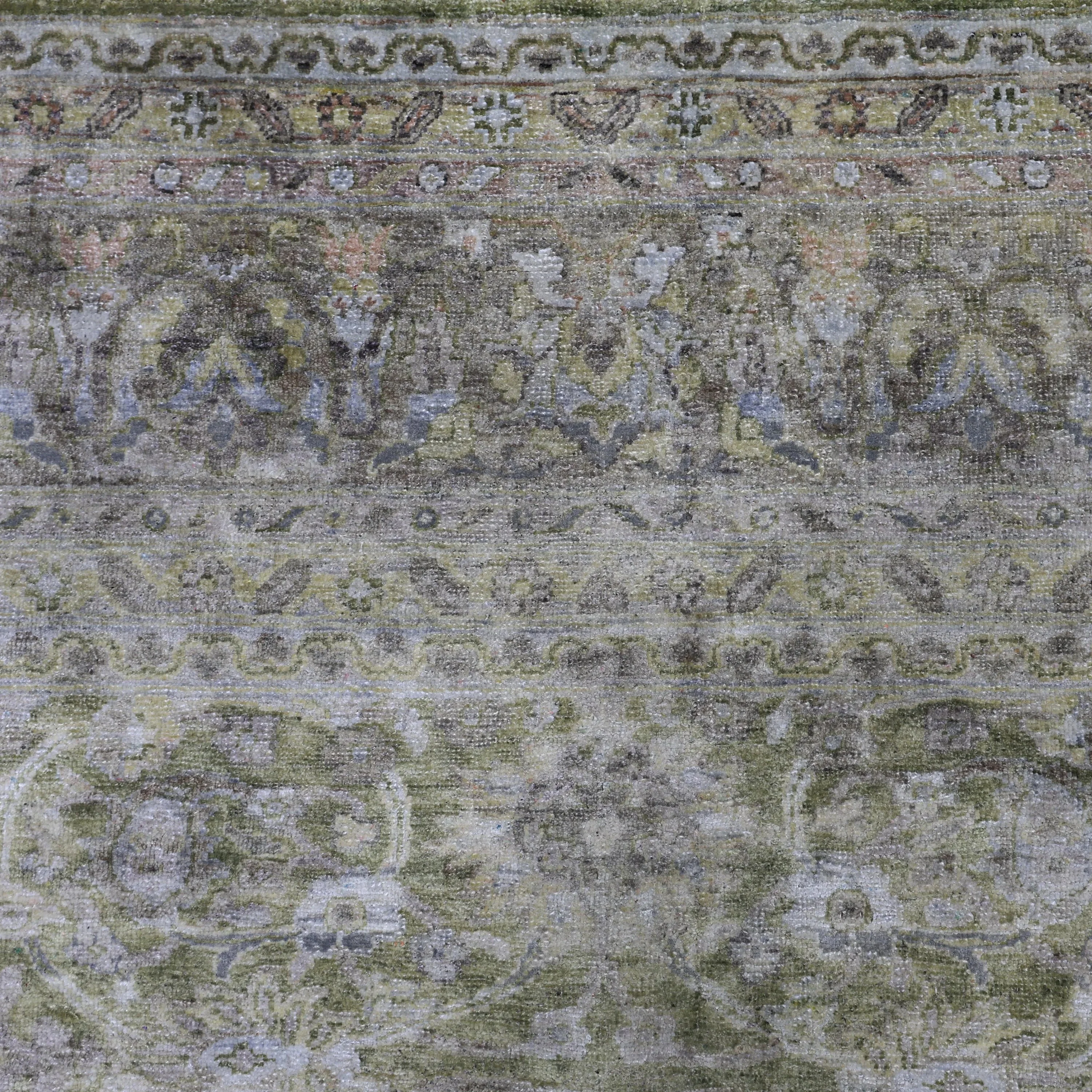 Grey Alchemy Transitional Silk Rug - 8'1" x 11' - Image 3