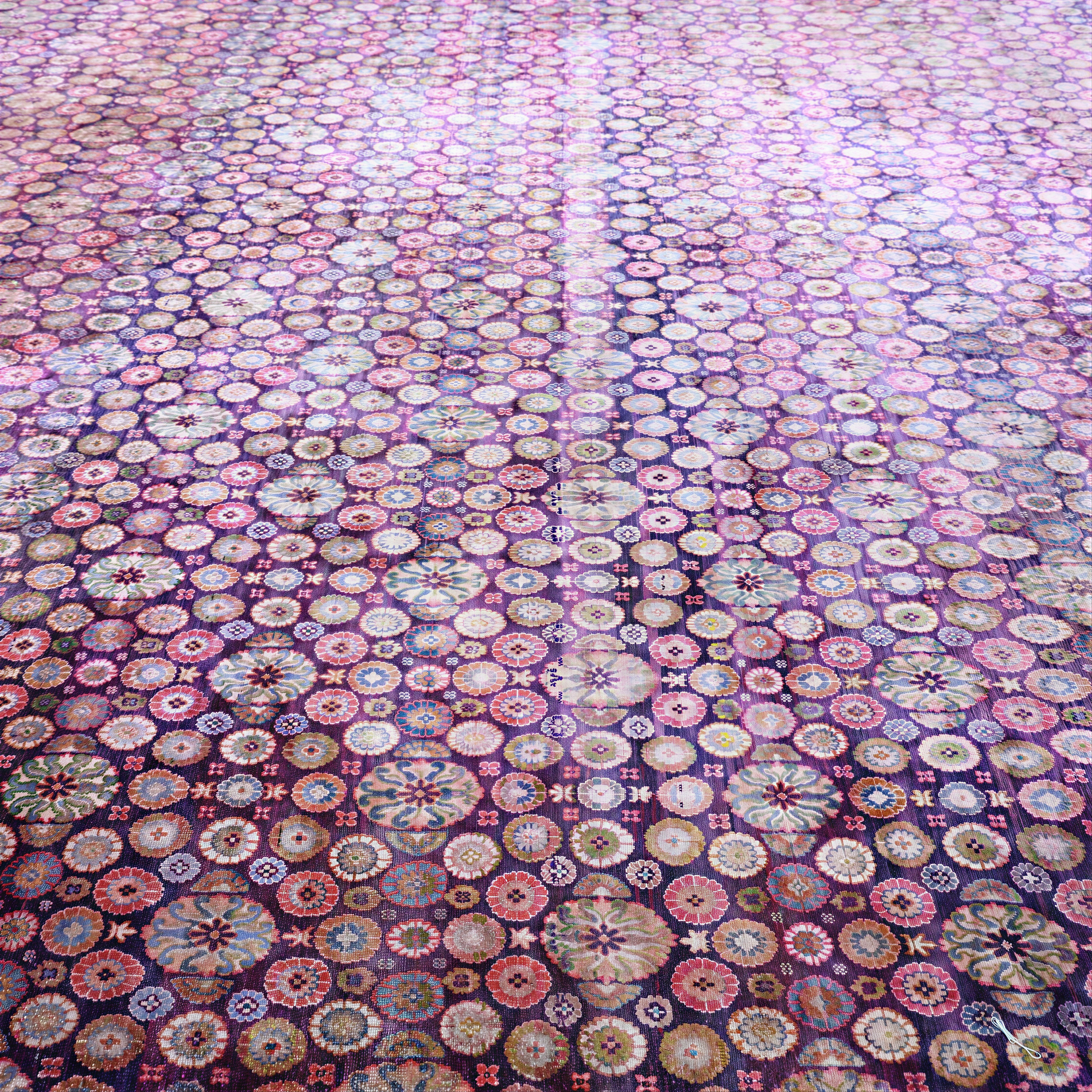Purple Alchemy Transitional Silk Rug - 17'11" x 32'10" - Image 3