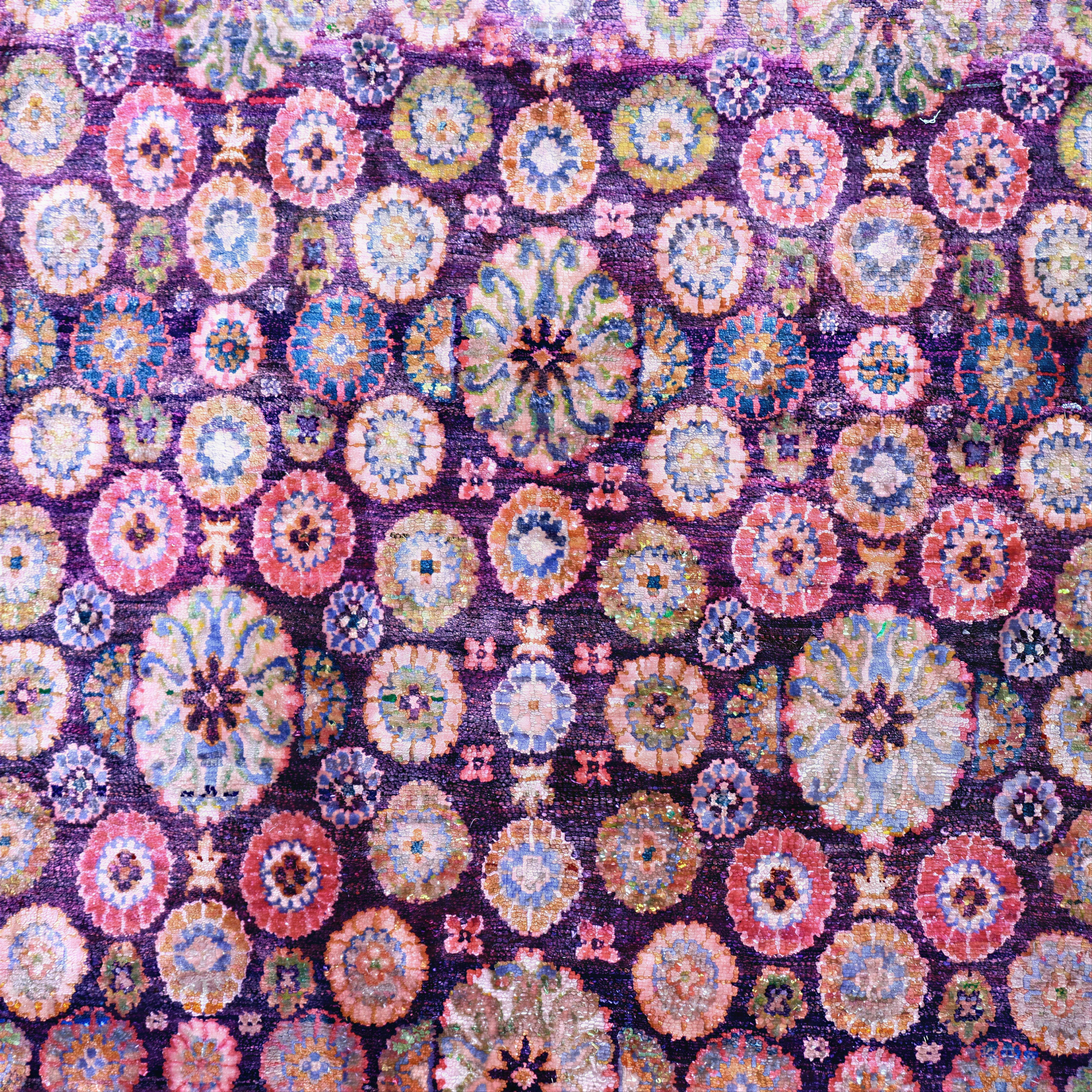 Purple Alchemy Transitional Silk Rug - 17'11" x 32'10" - Image 4