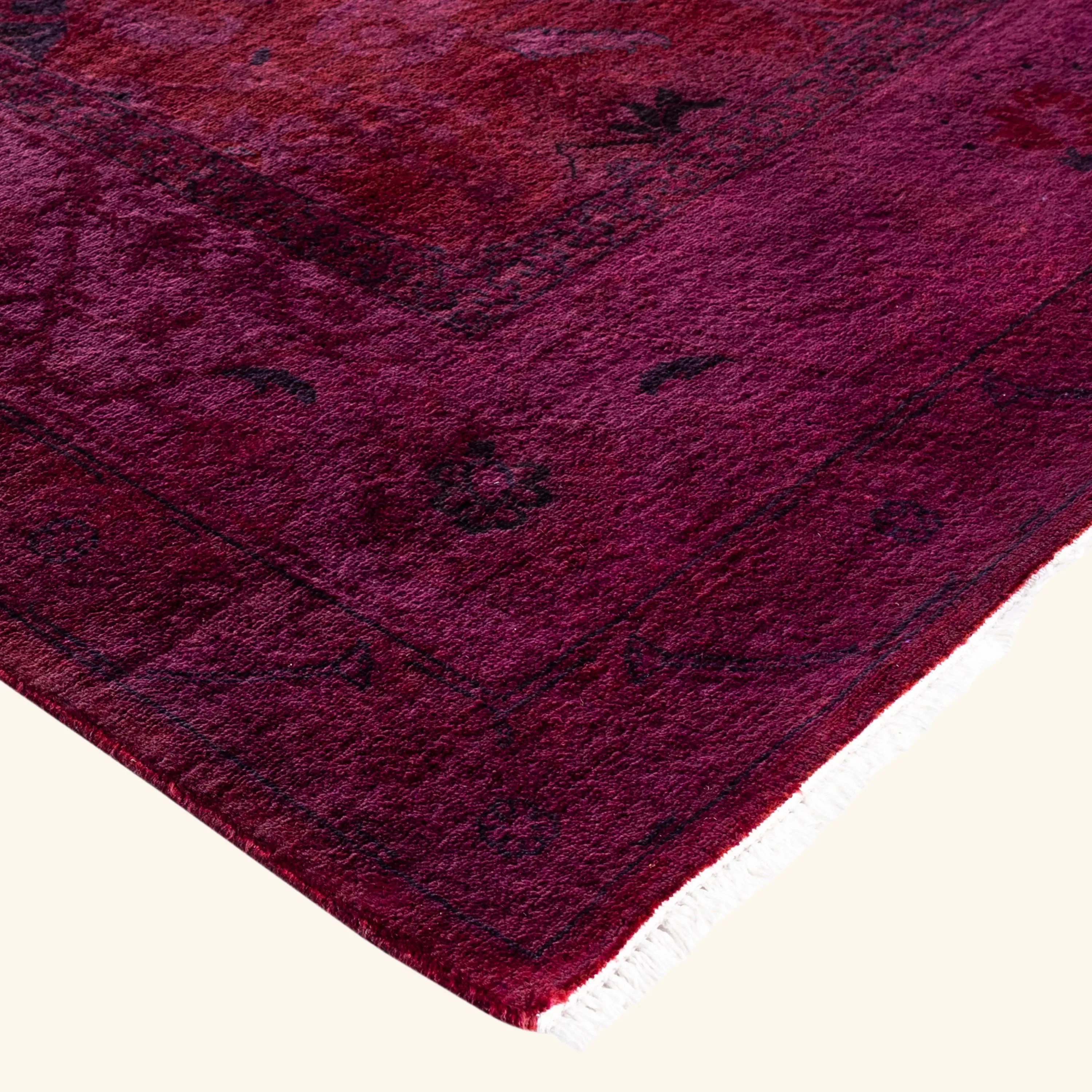 Purple Samsara Wool Rug - 6' x 9'1" - Image 2