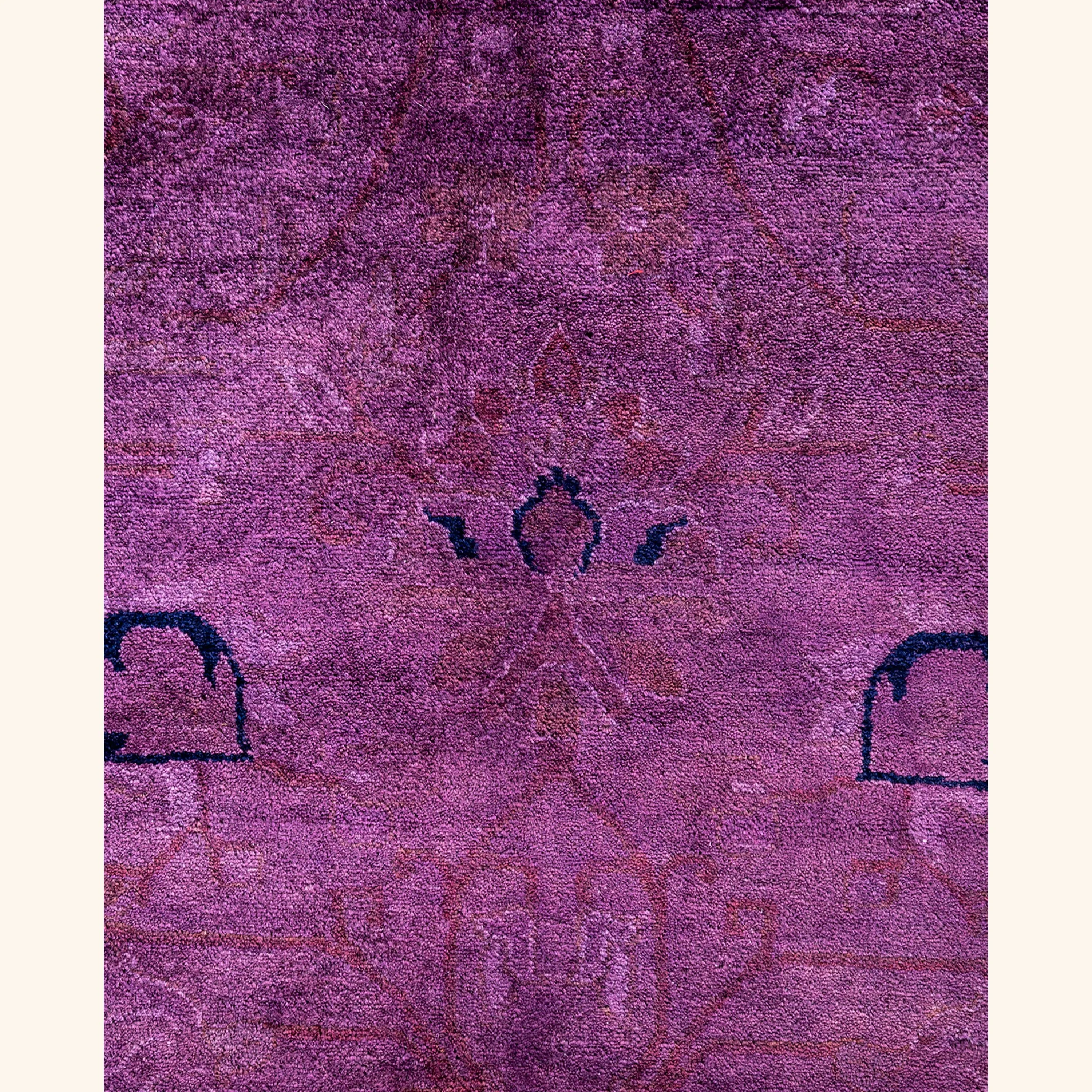 Purple Samsara Wool Rug - 6'1" x 8'10" - Image 6