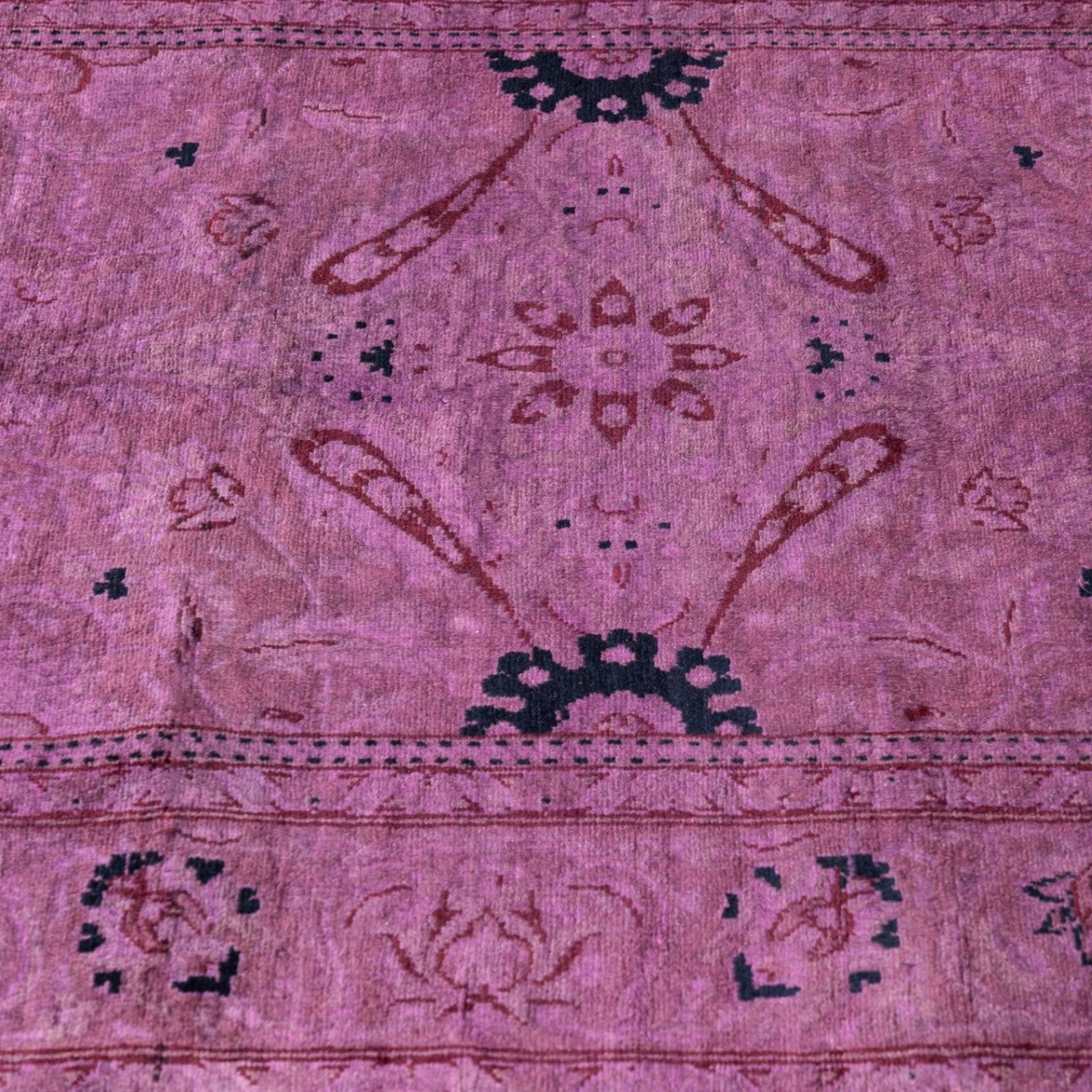 Purple Samsara Wool Runner - 2'6" x 11'8" - Image 6