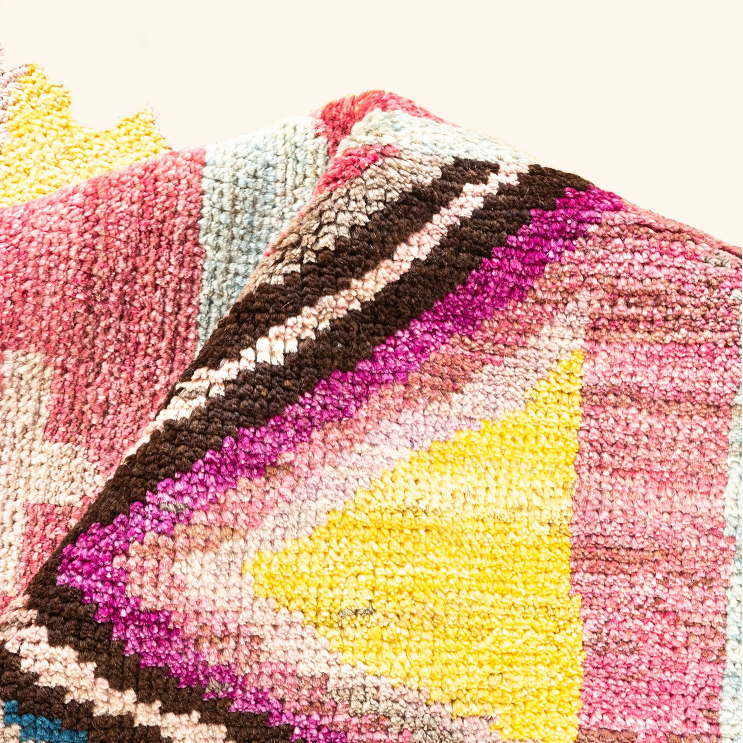 Pink Traditional Wool Rug - 8' 2" x 9' 8" - Image 6