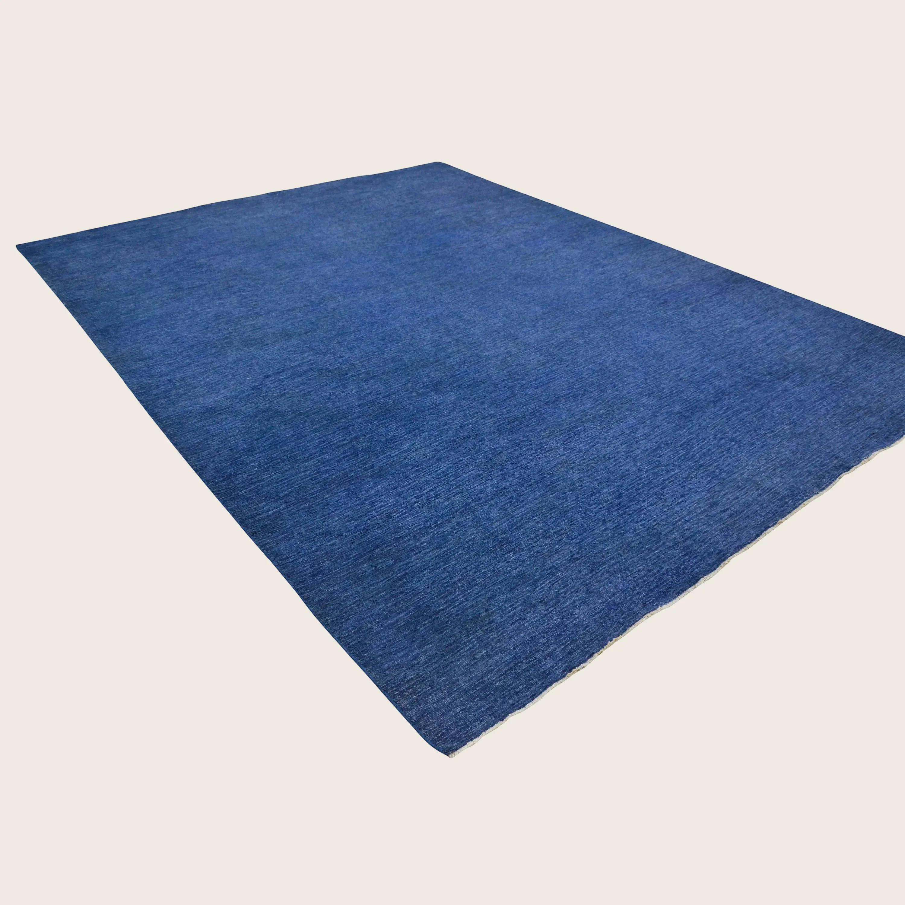 Distressed Solid Wool Area Rug - 9' x 12' - Image 20