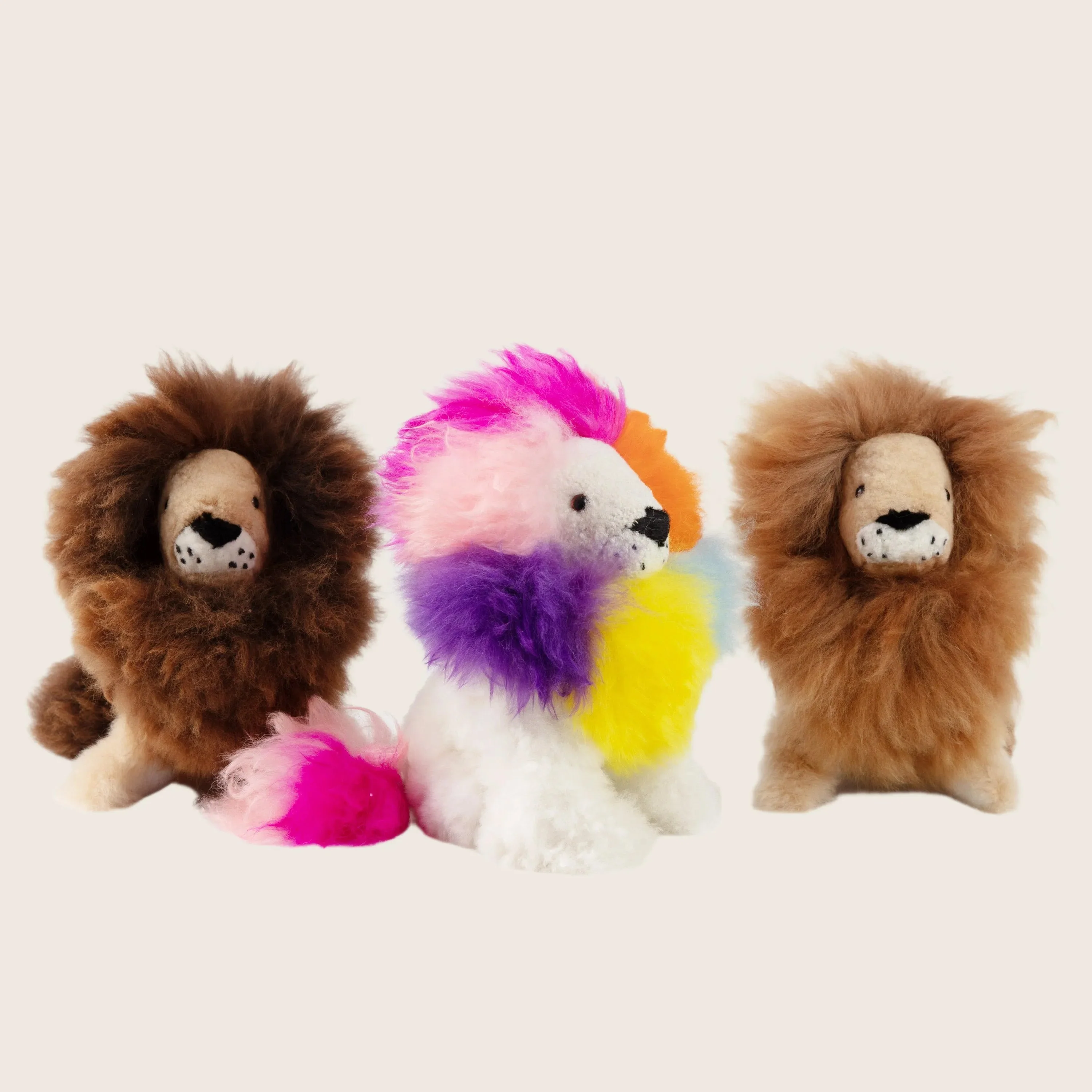 Rainbow Lion Stuffed Animal - Image 2