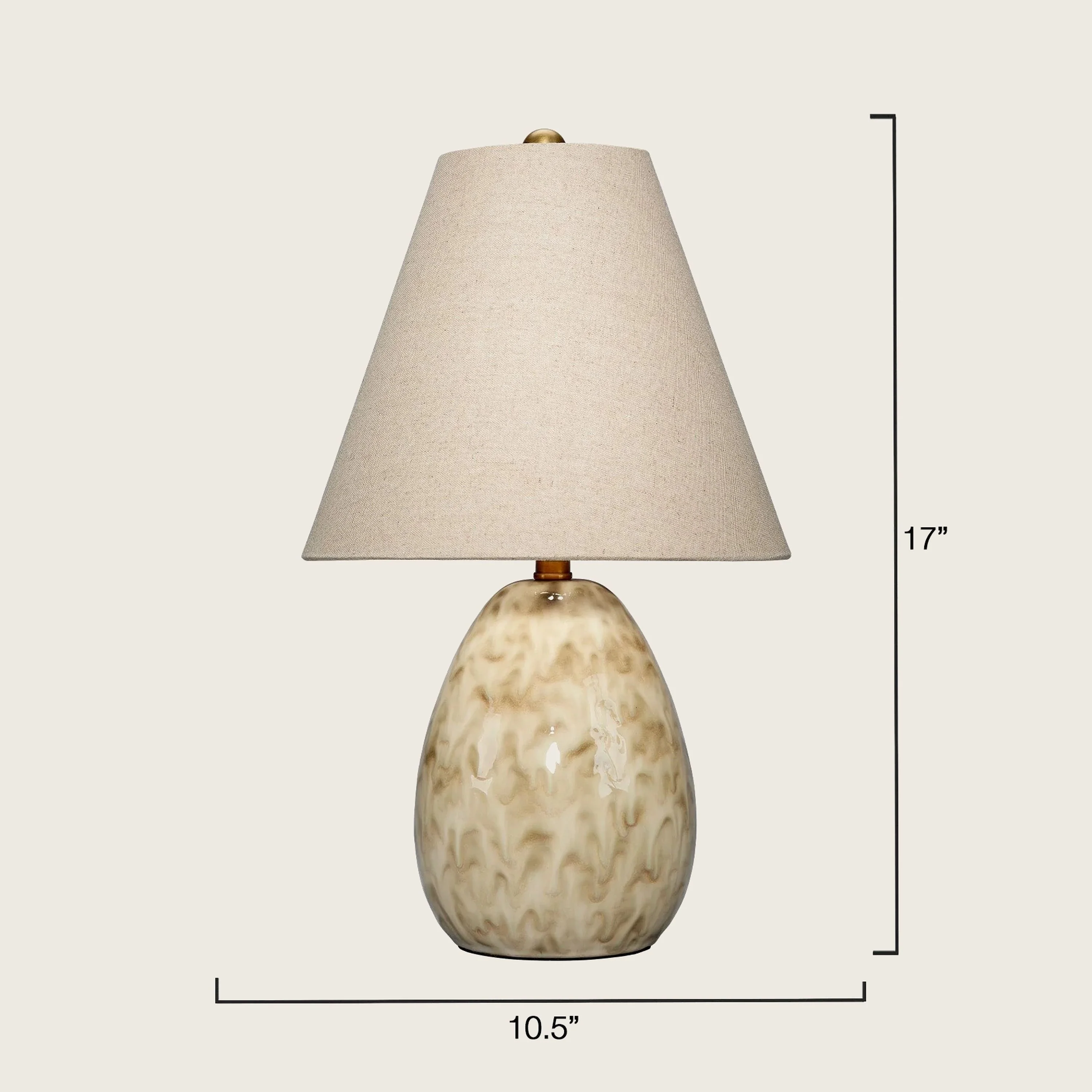 Raindrop Ceramic Table Lamp - Image 5
