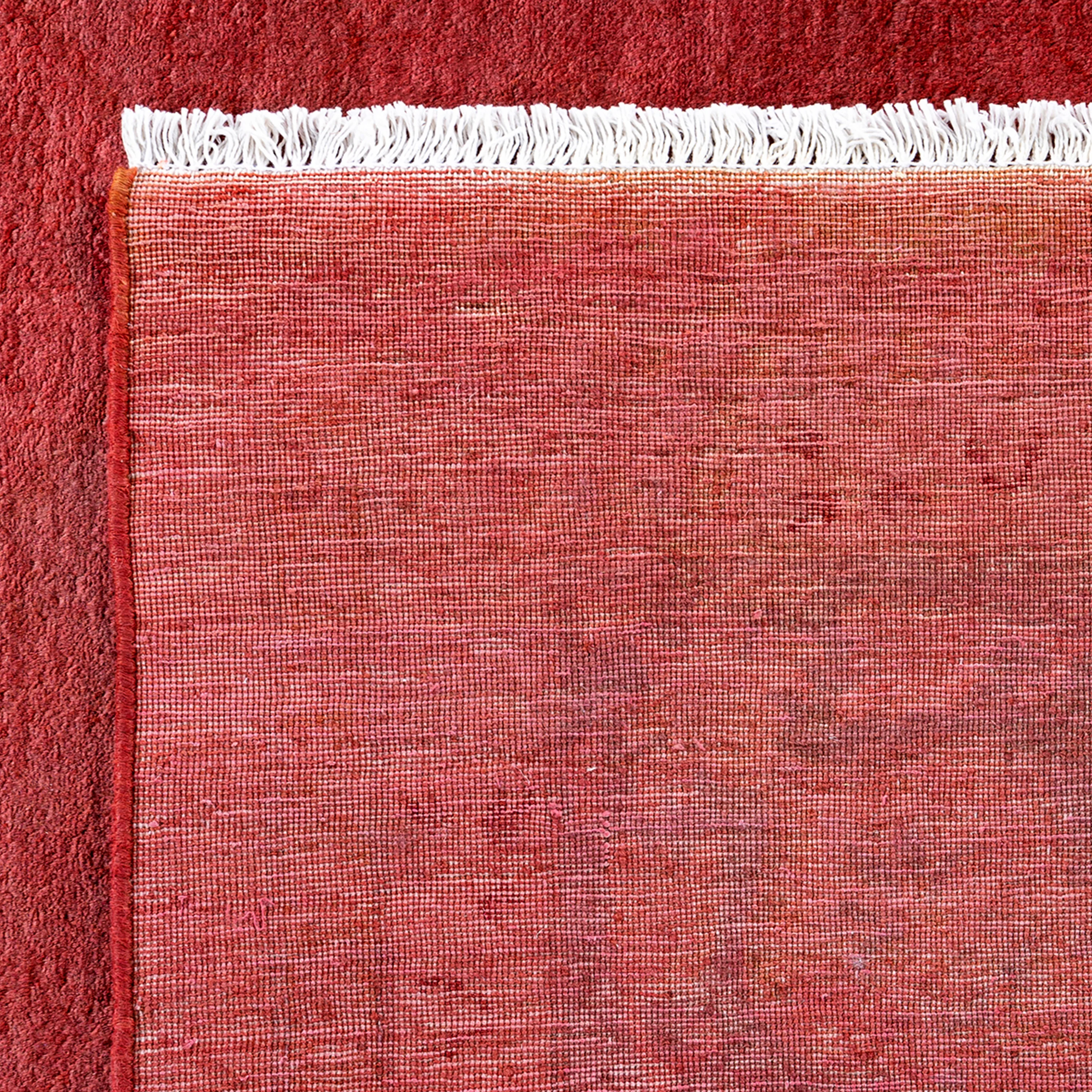 Red Samsara Wool Rug - 6'2" x 8'10" - Image 8