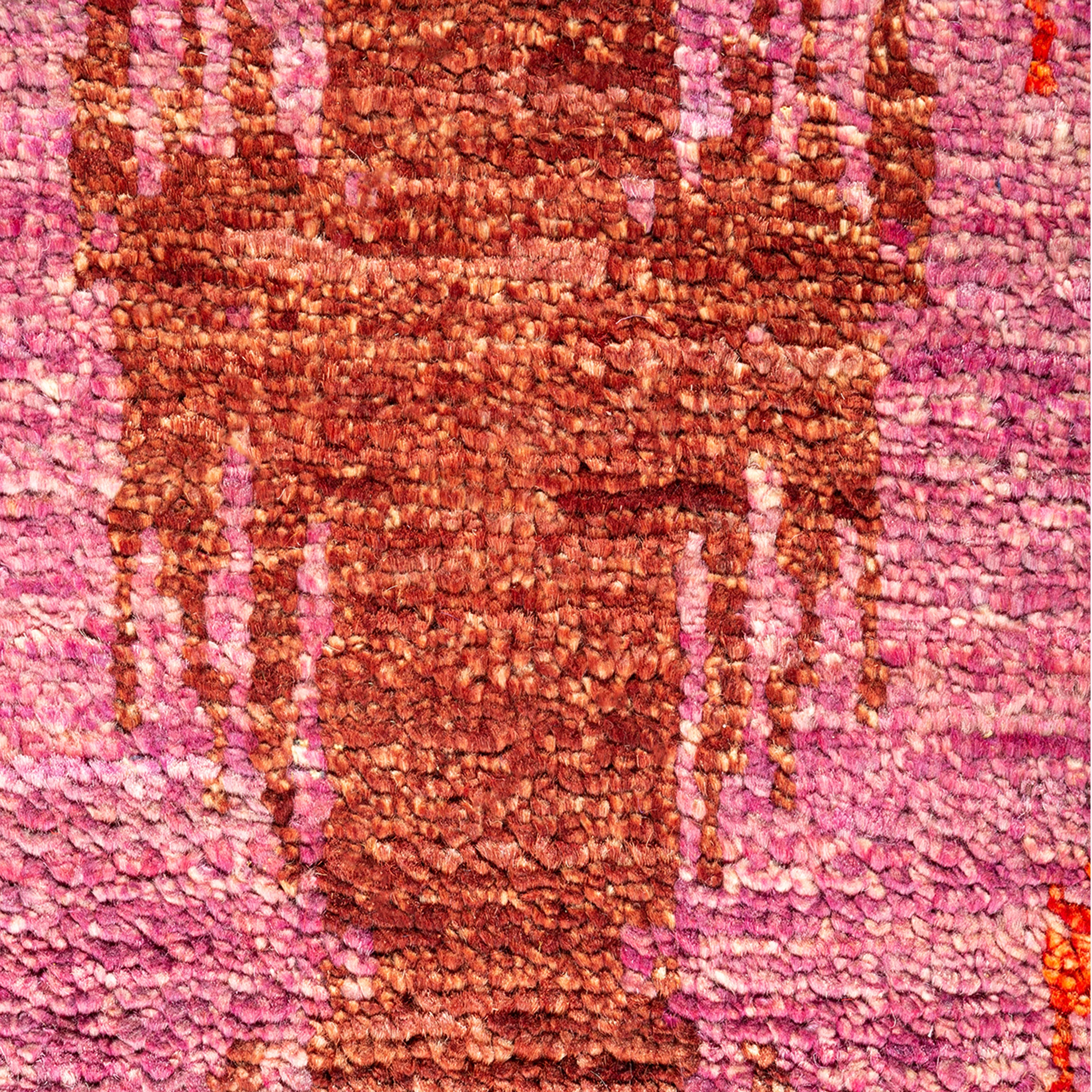 Red Traditional Wool Rug - 8' x 9' 10" - Image 5