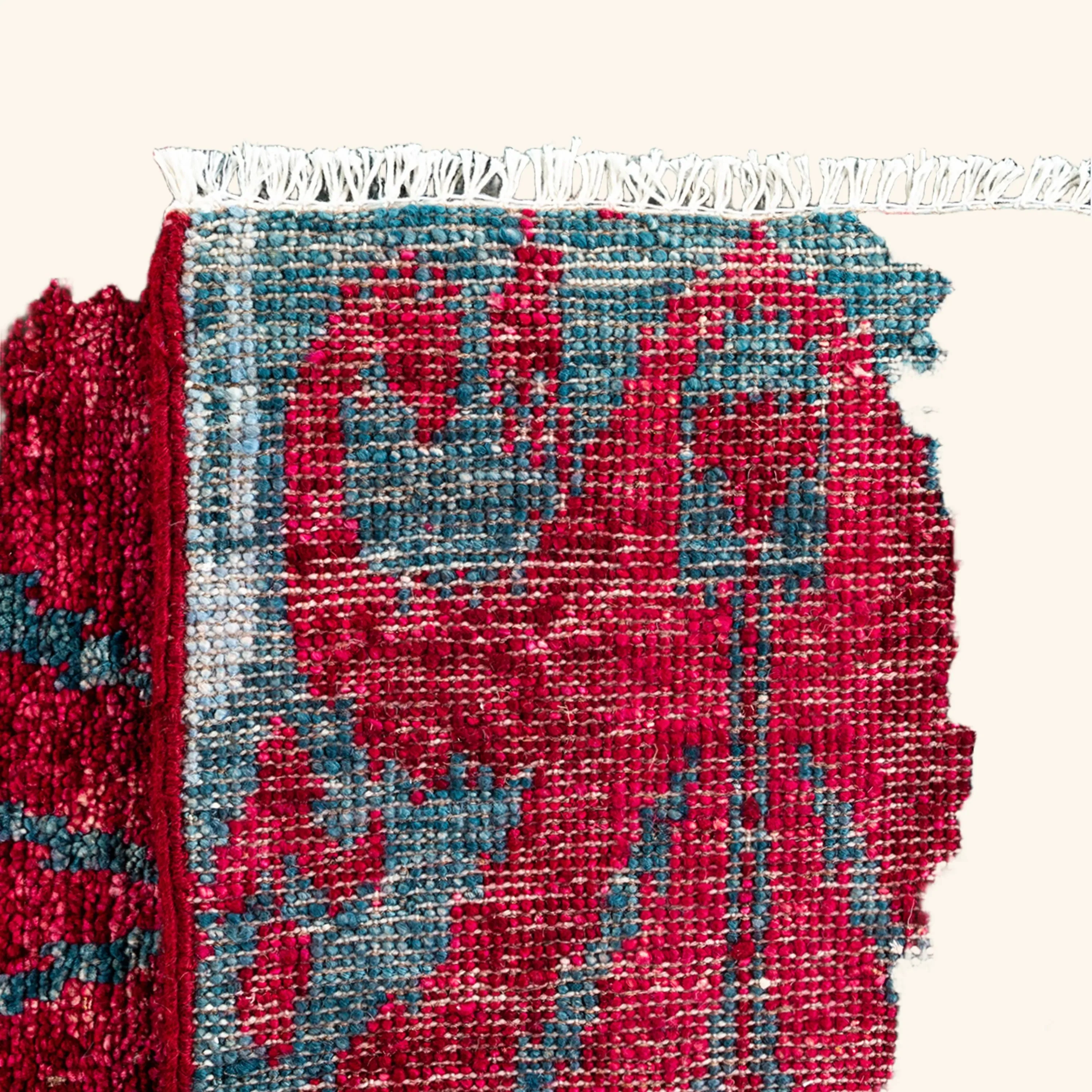 Red Traditional Wool Runner - 4' x 10' 4" - Image 7