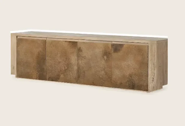 Redondo Media Console, Bleached Alder