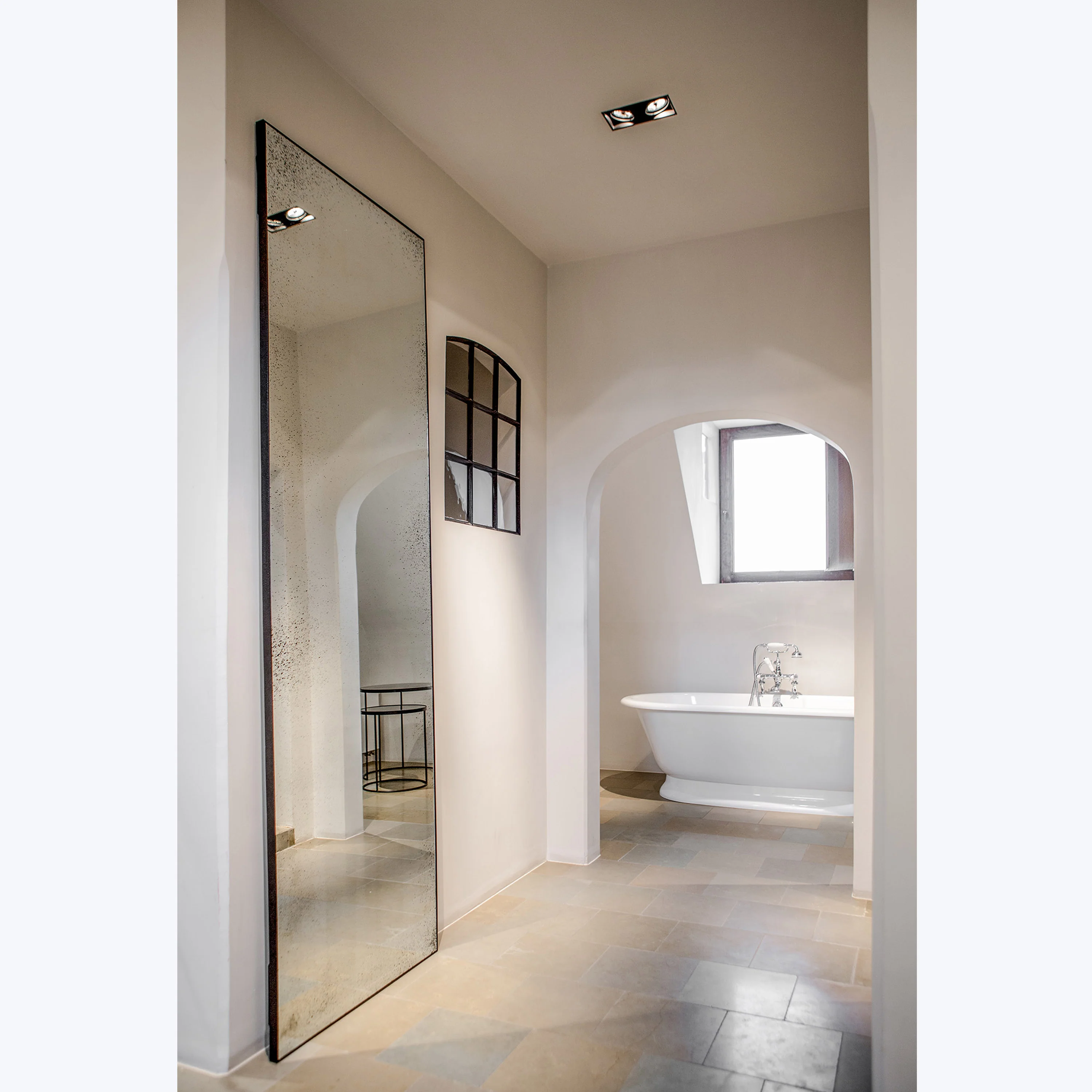 Aged Floor Mirror - Image 13