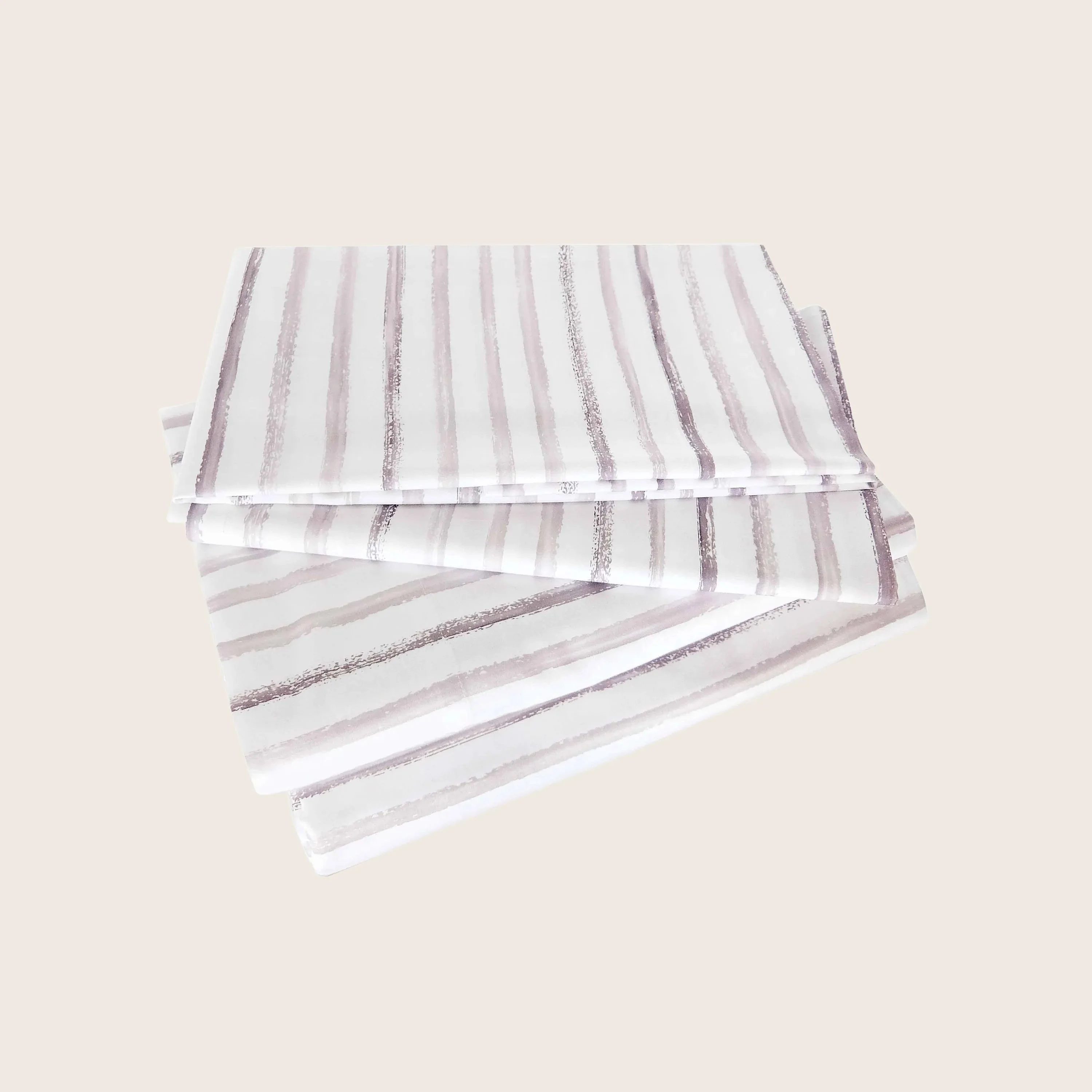 Rigato Sheets & Pillowcases, Thistle