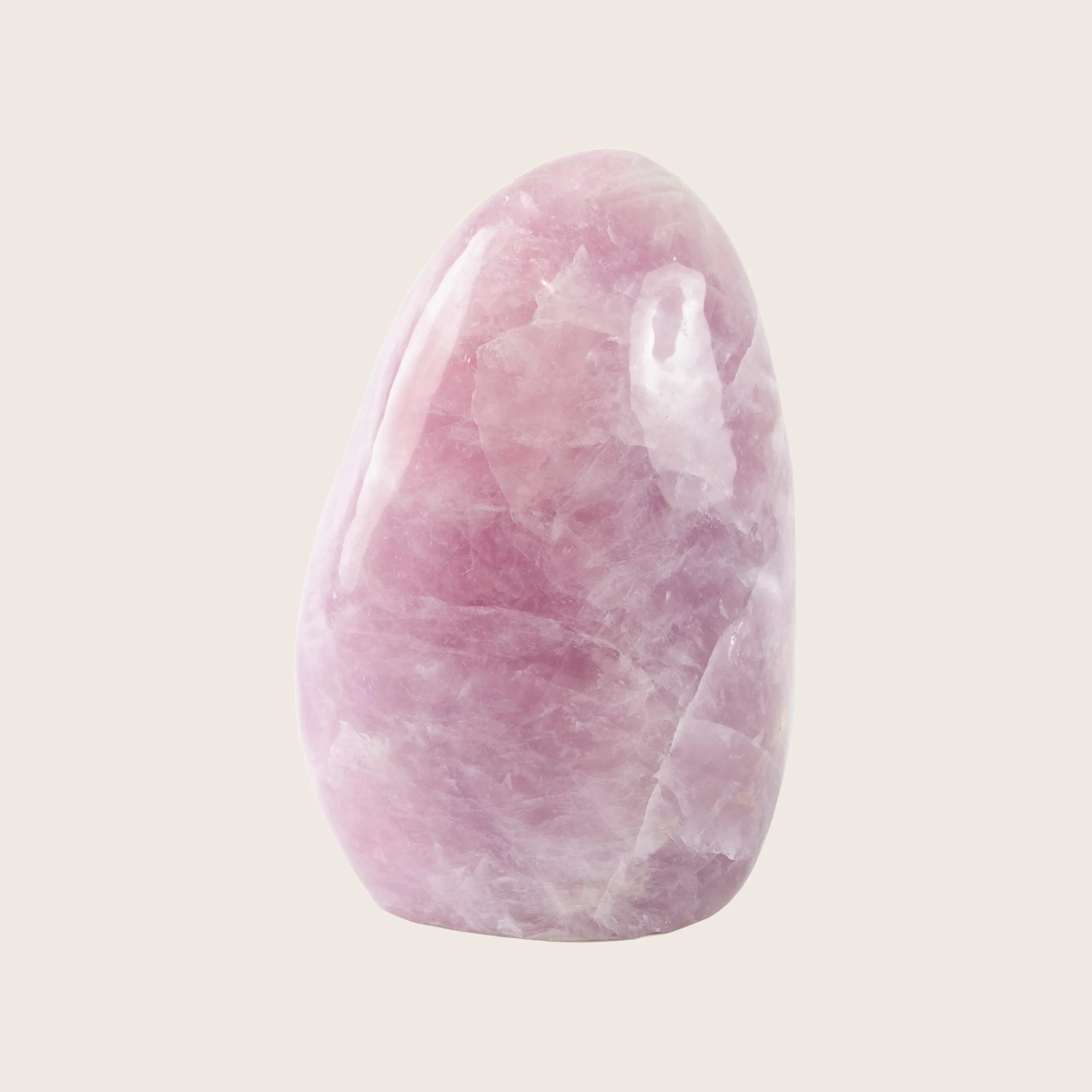 Rose Quartz Polsihed Freeform