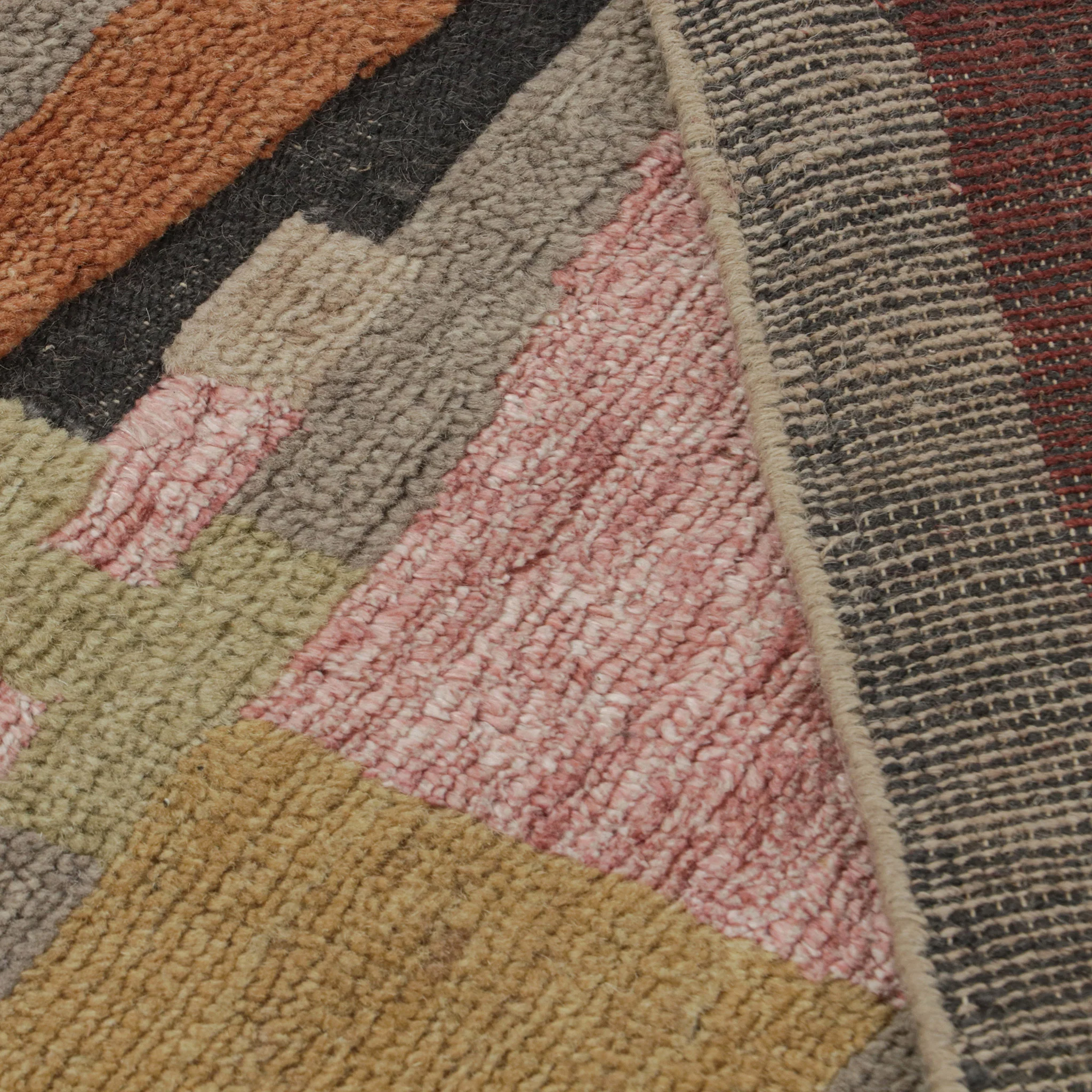 Pink Traditional Wool Rug - 7'11" x 9'10" - Image 7