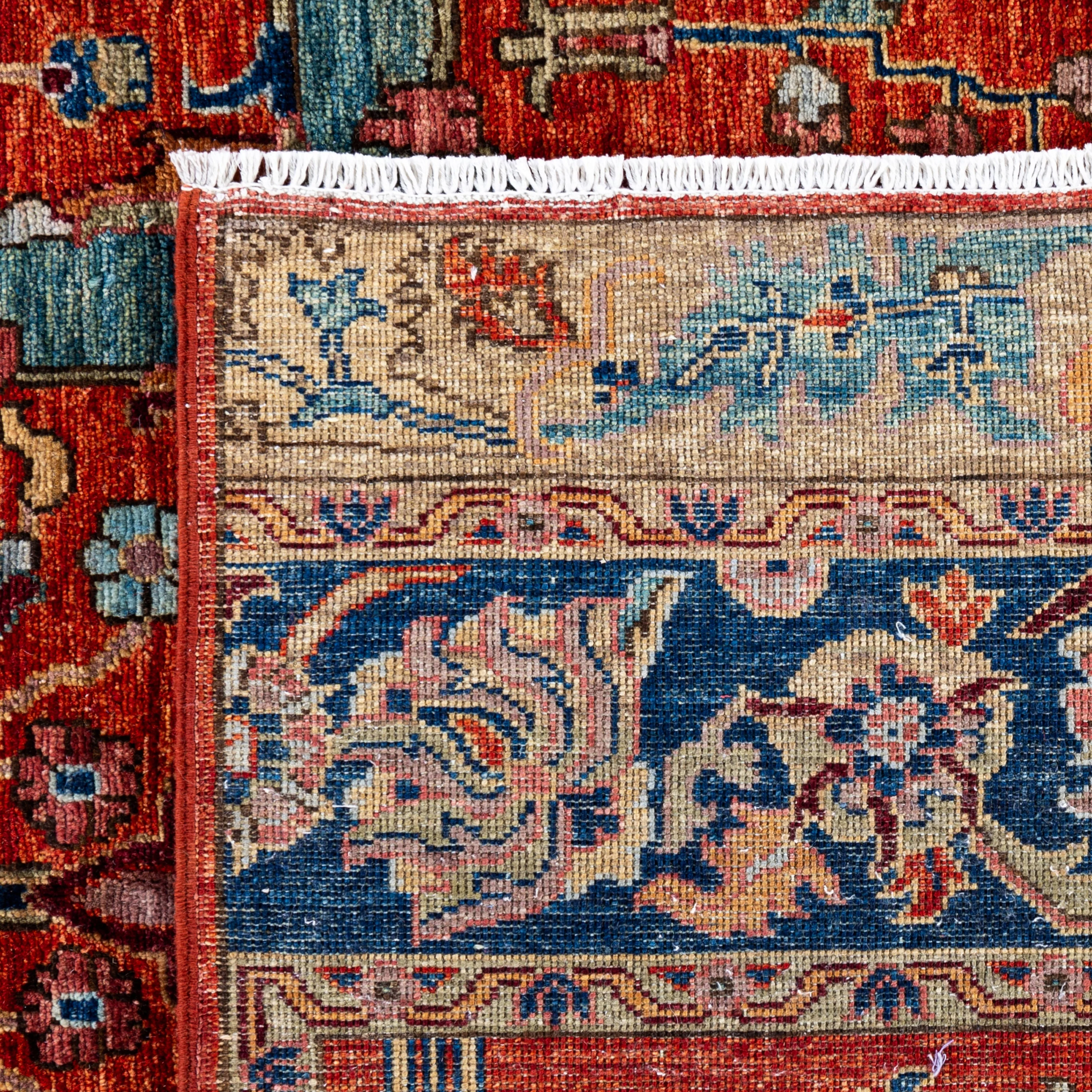 Rust Soluna Traditional Wool Rug - 6' x 8'4" - Image 5