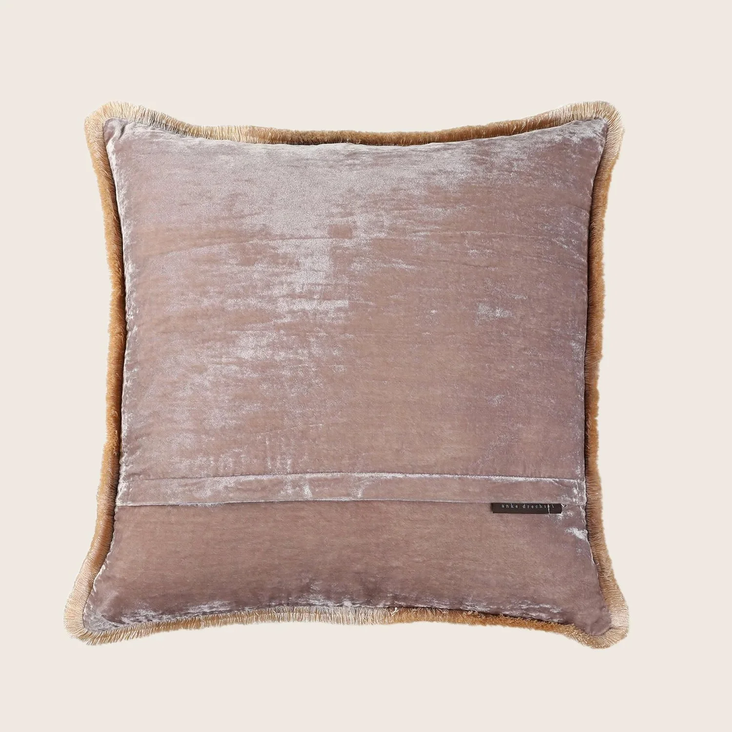 Shaded Fringe Pillow, Soft Lavender - Image 2