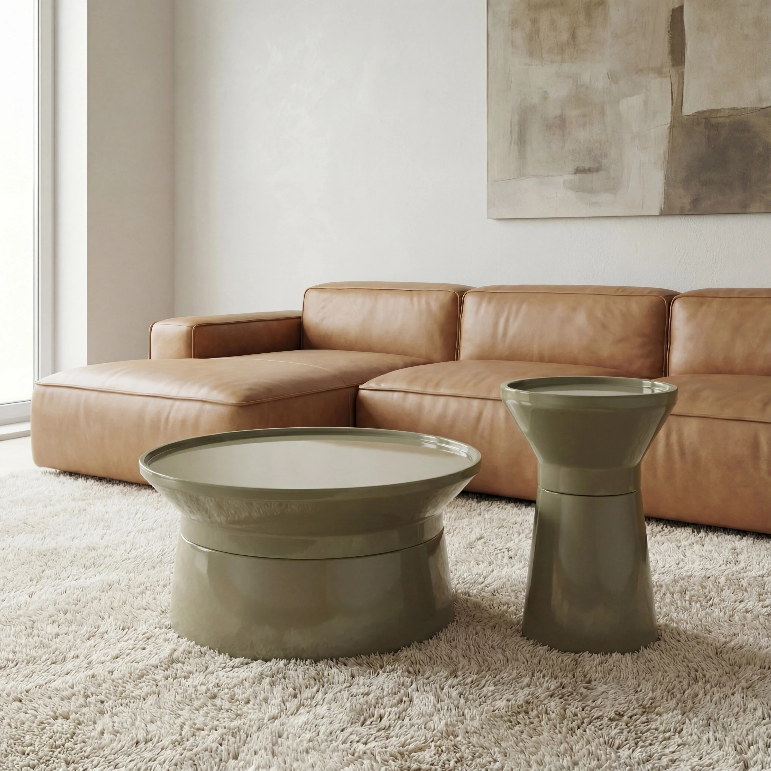 Sabine Enamel End Table - Image 2