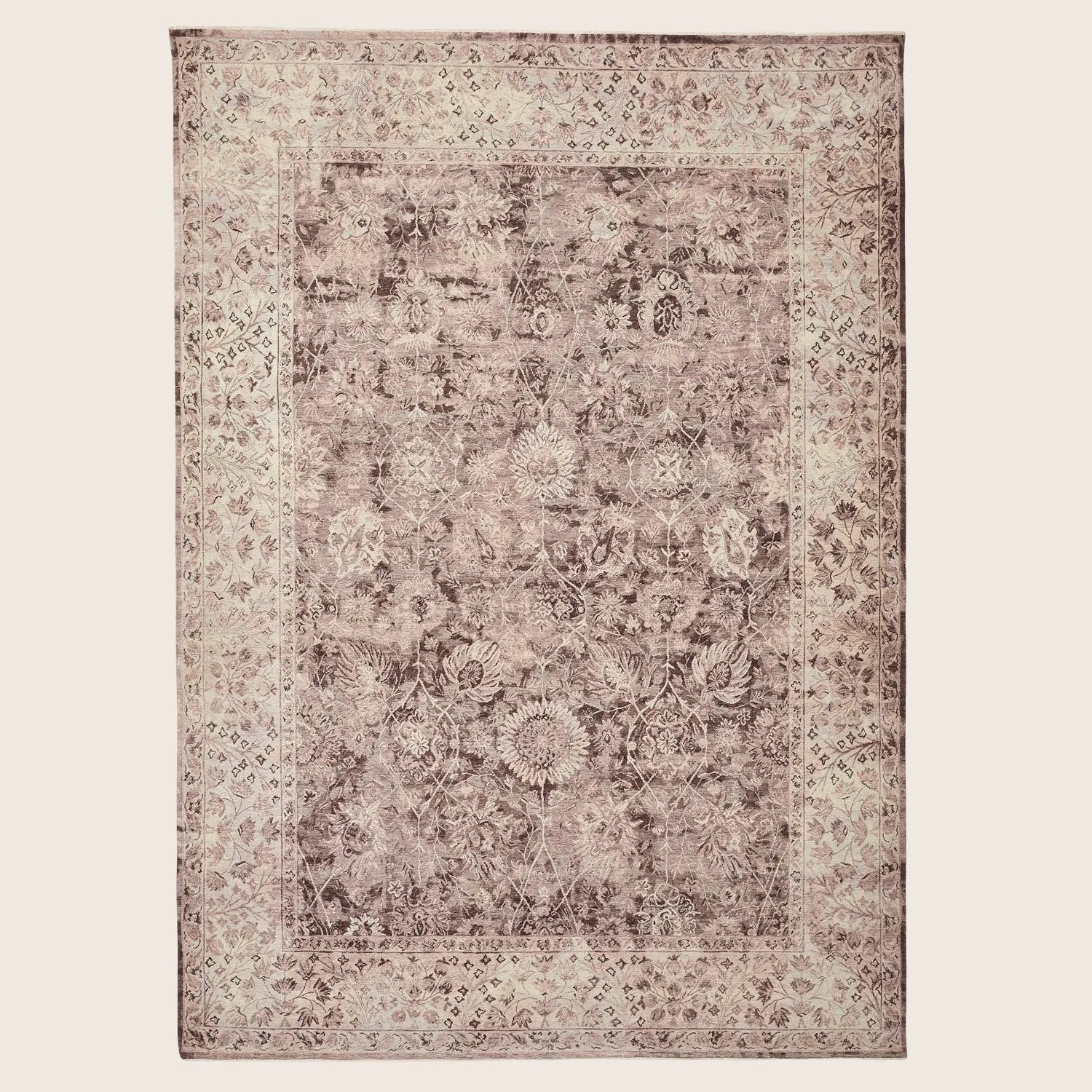 Purple Transitional Wool Rug - 9'1" x 12'1"