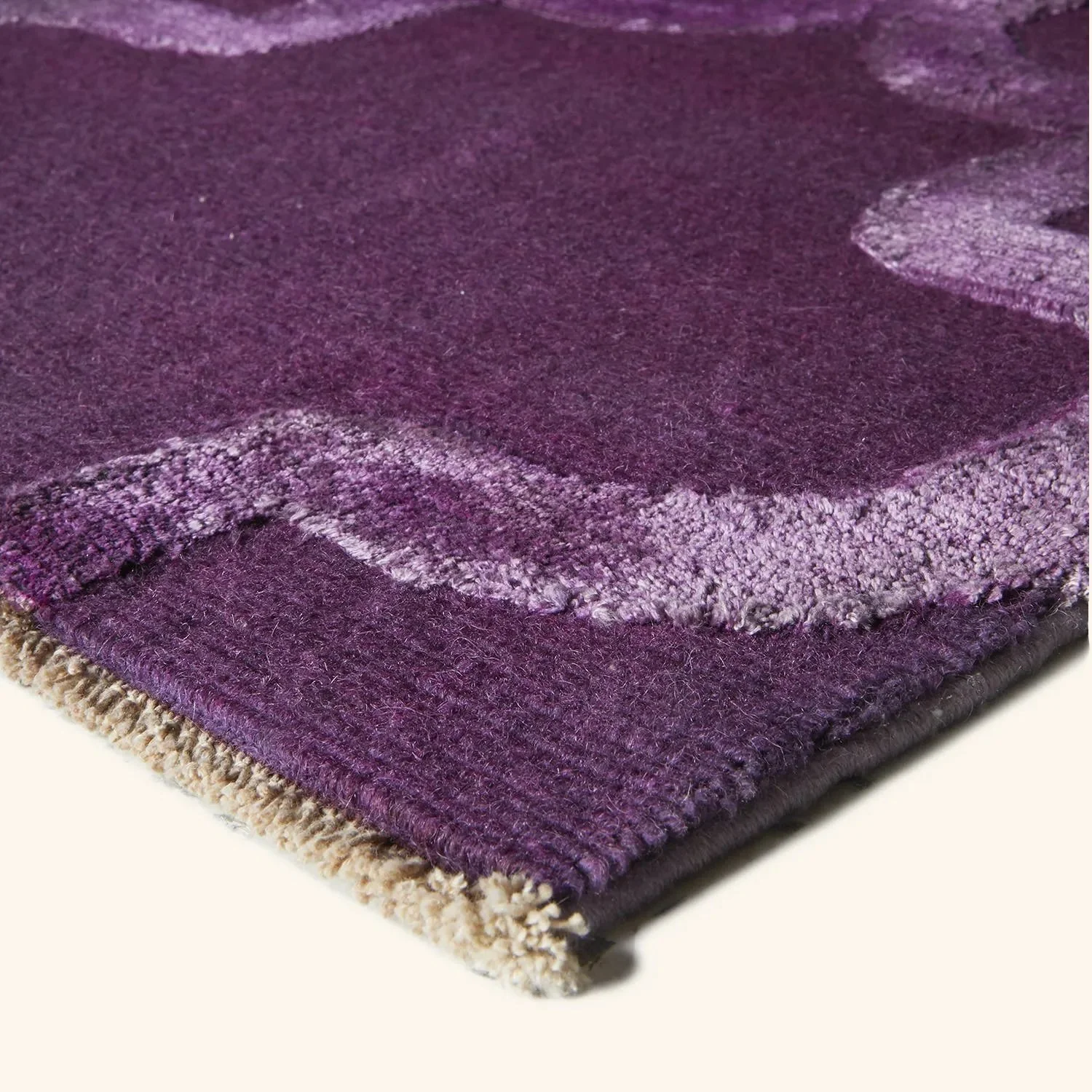 Purple Samsara Wool Rug - 5'11" x 8'11" - Image 3