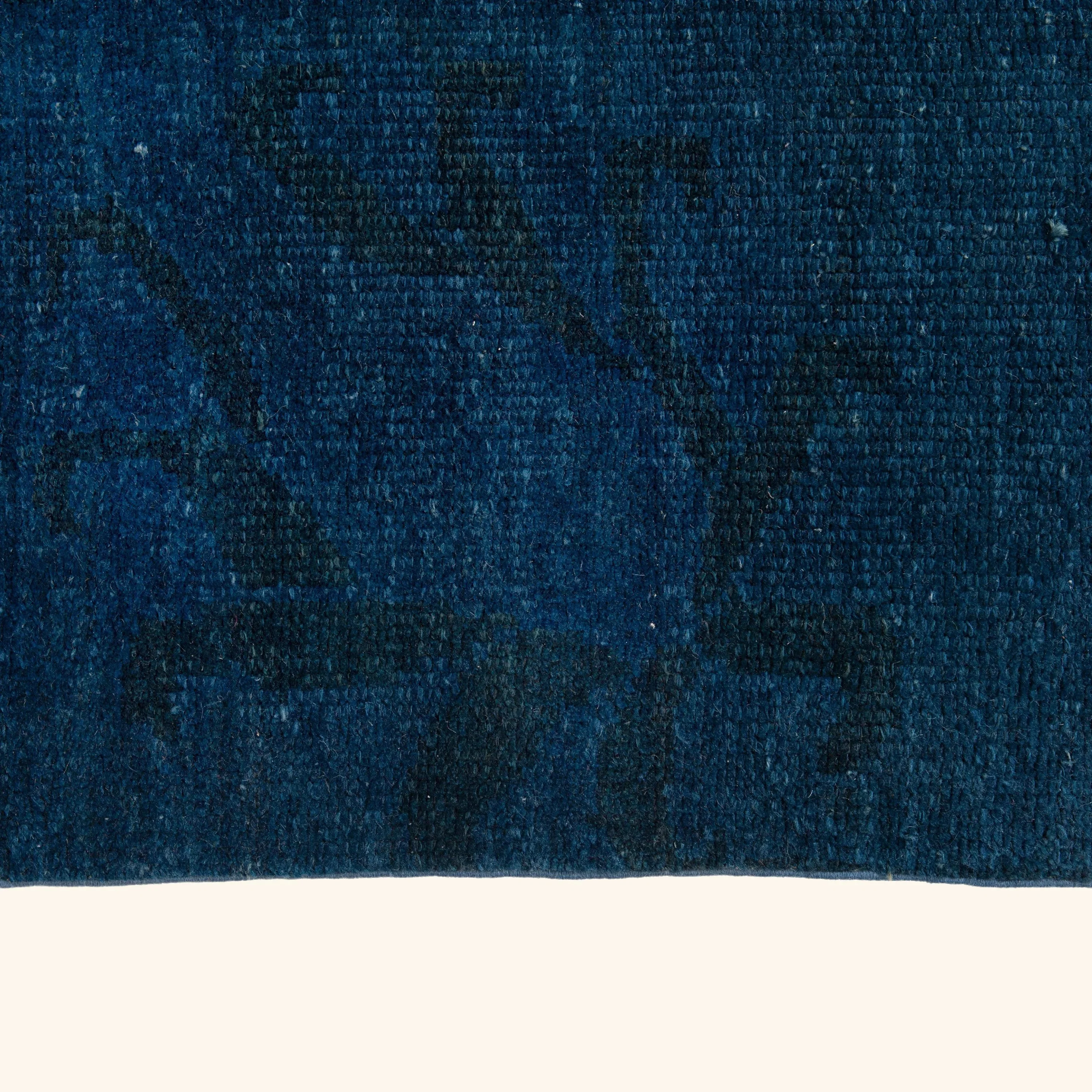 Blue Samsara Wool Rug - 6'1" x 12'7" - Image 5