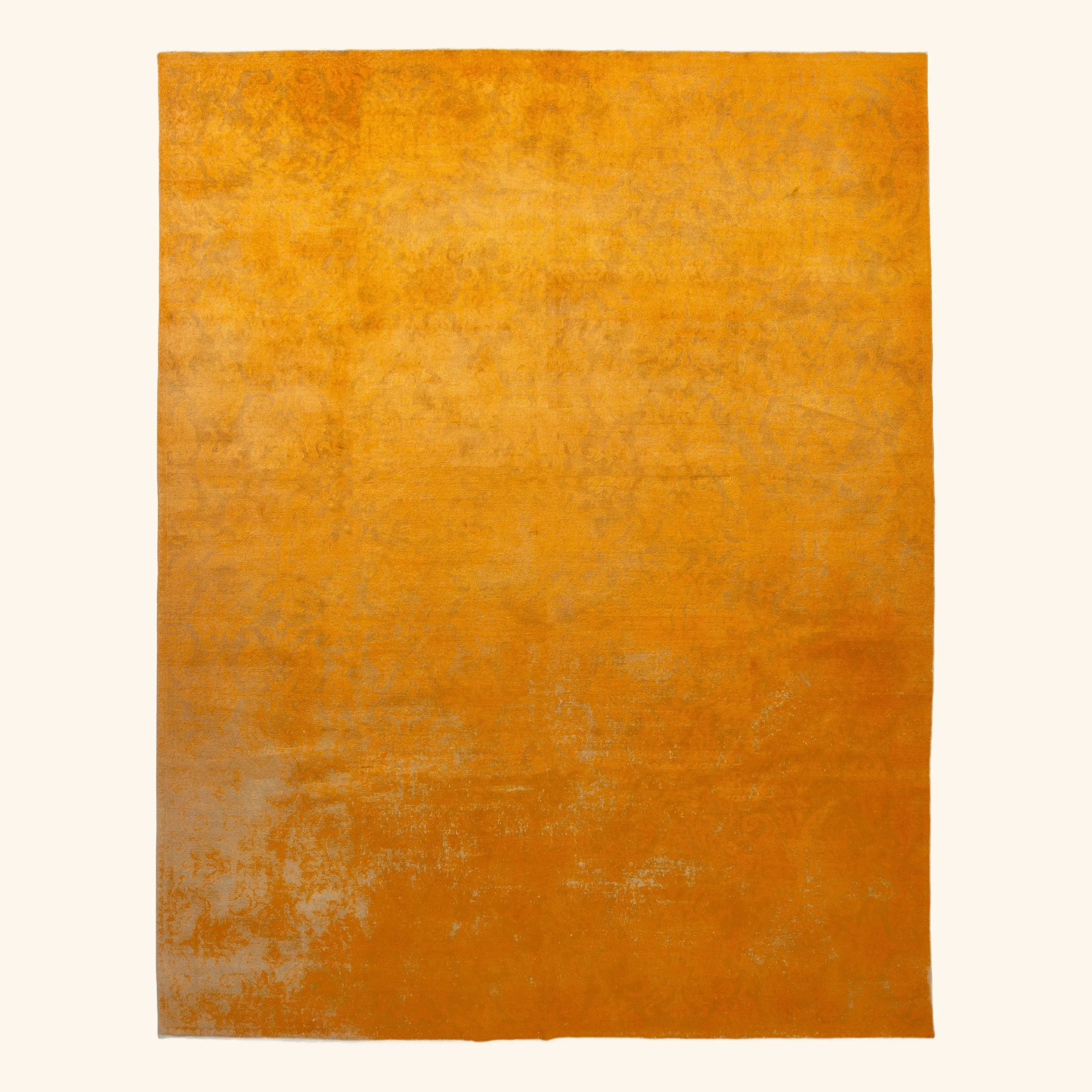 Orange Samsara Wool Rug - 10'4" x 10'4"