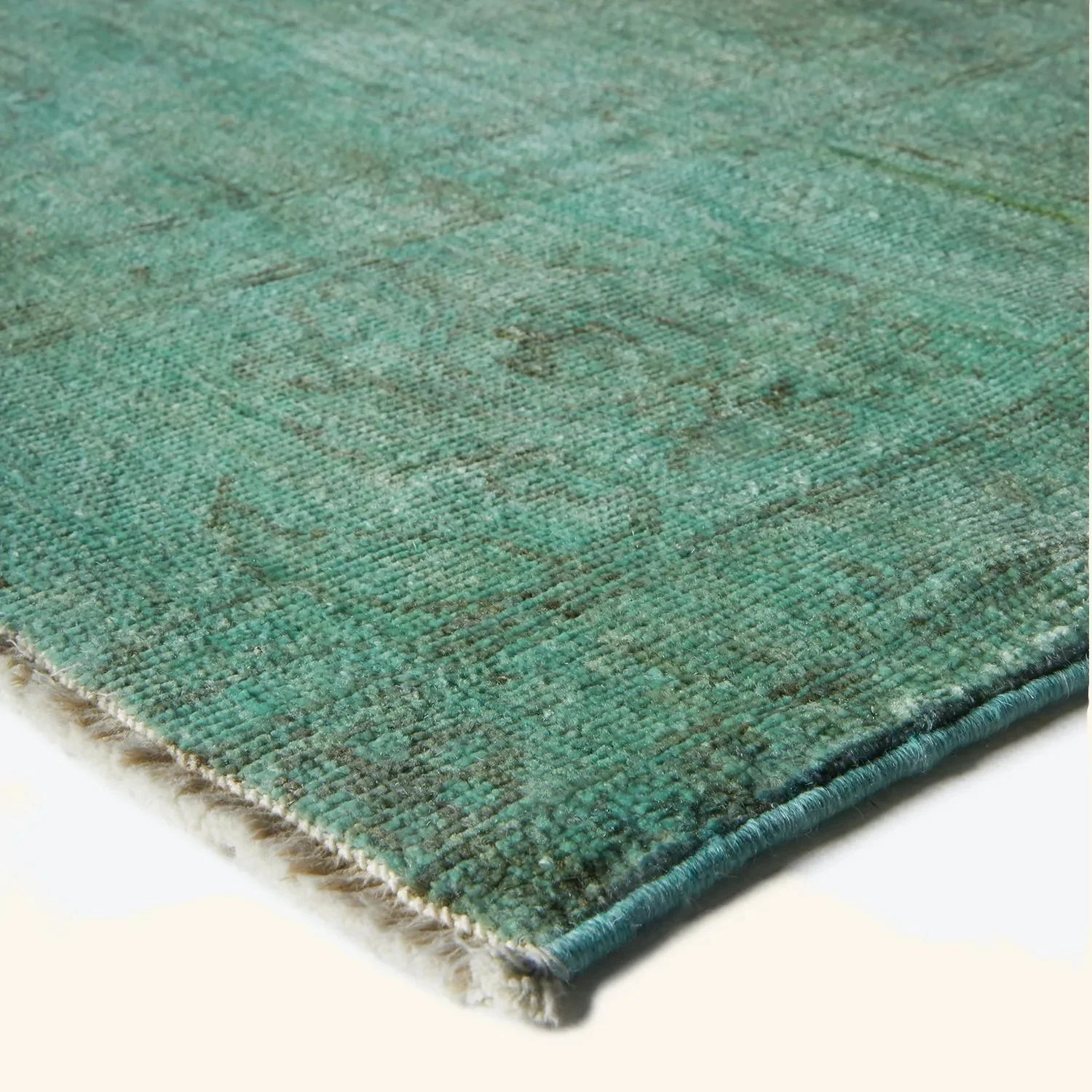 Green Samsara Wool Rug - 4'9" x 11'5" - Image 3