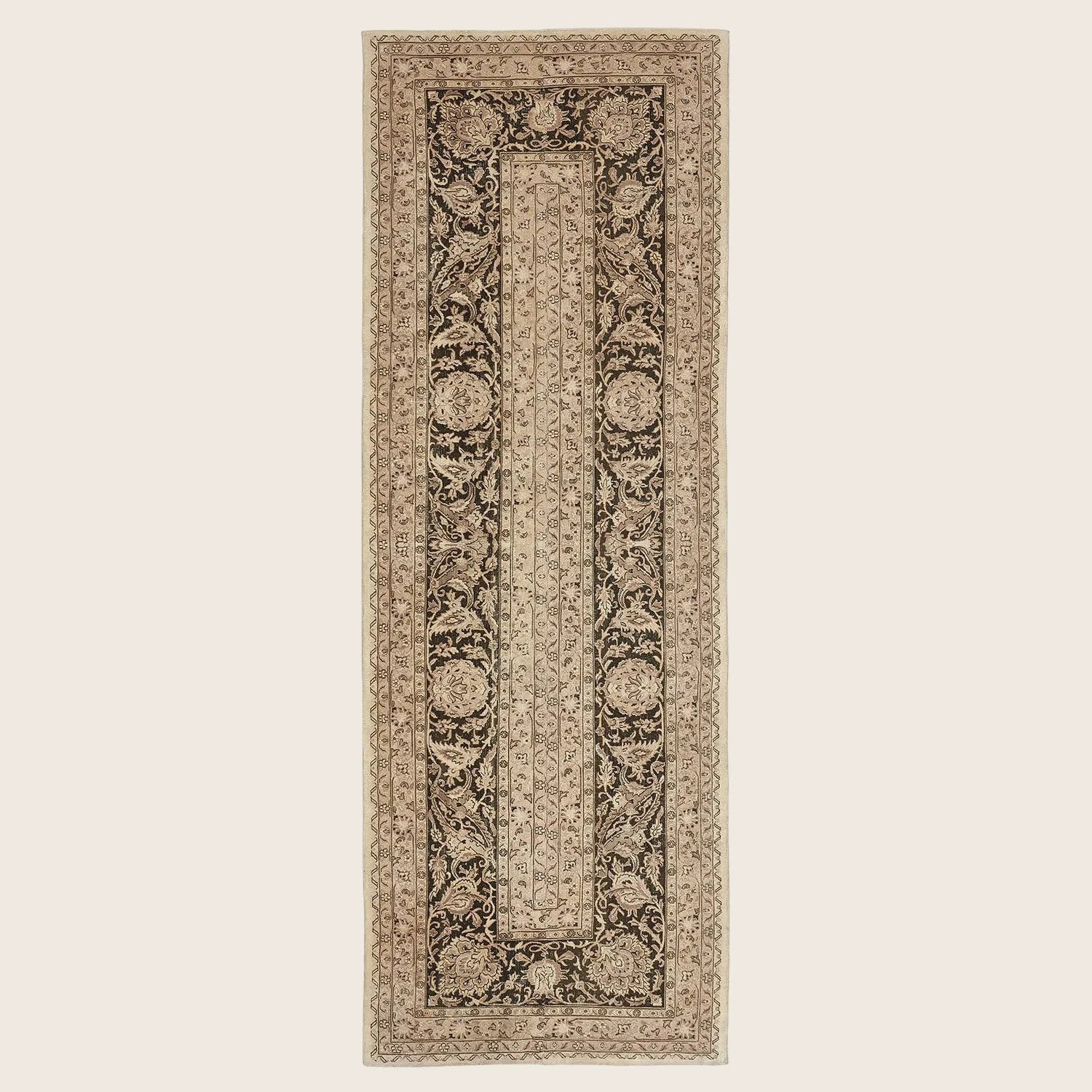 Beige Samsara Wool Runner - 4'7" x 13'1"