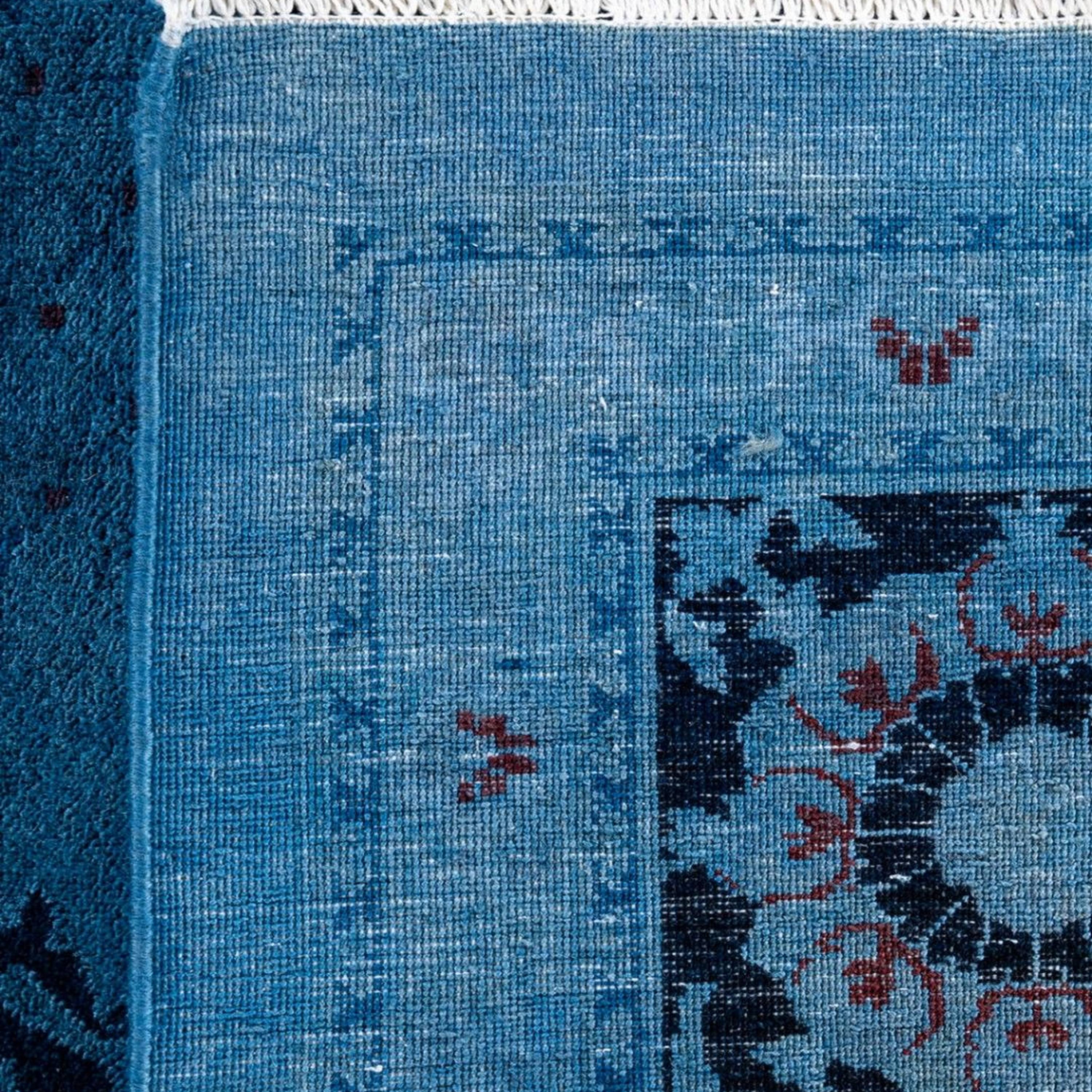 Blue Samsara Wool Rug - 10'2" x 13'10" - Image 5