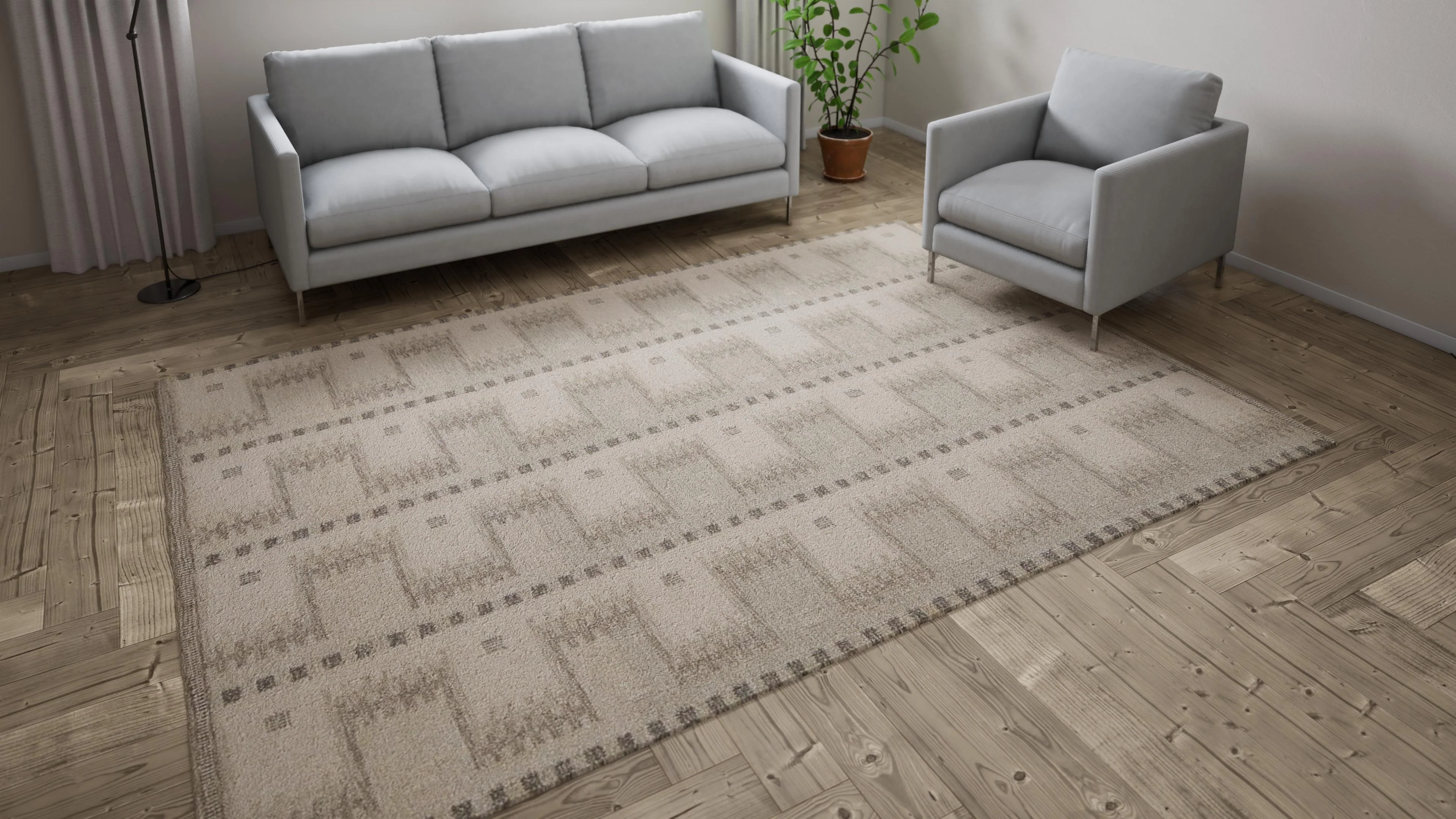 Multi Flatweave Silk Rug - 7'11" x 10'3" - Image 8