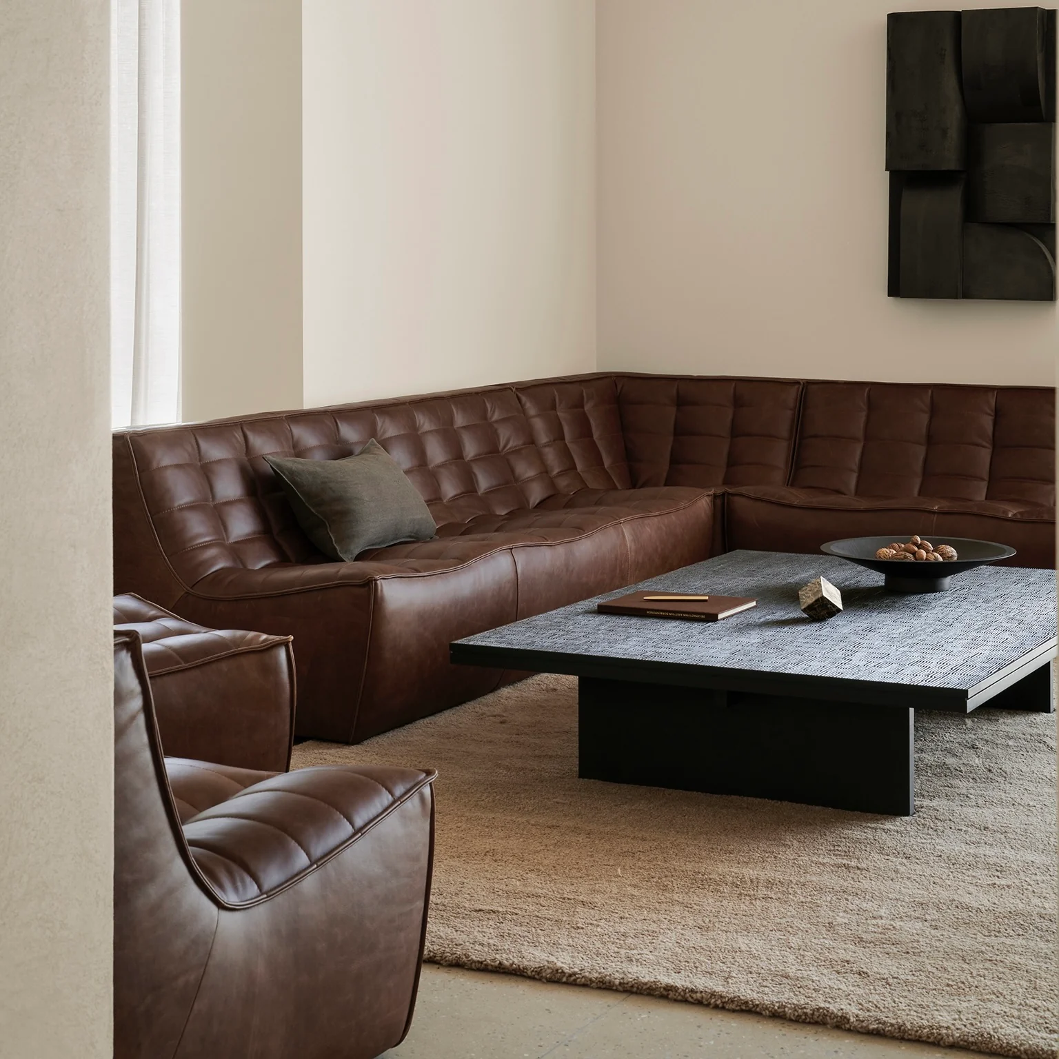 N701 Tufted Armless Sofa - Image 2