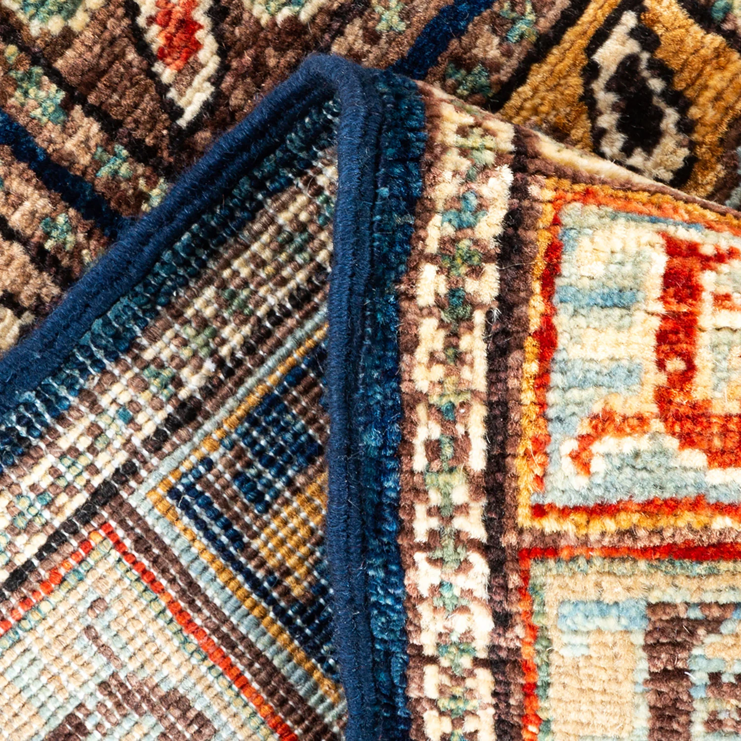 Blue Traditional Wool Rug - 3'3" x 5' - Image 6