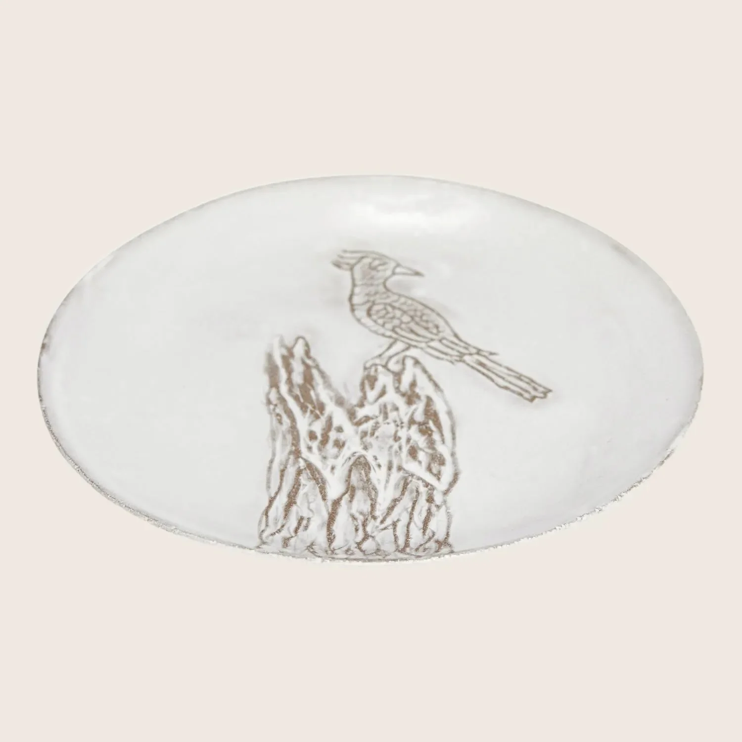 Setsuko Bird On Tree Saucer - Image 2