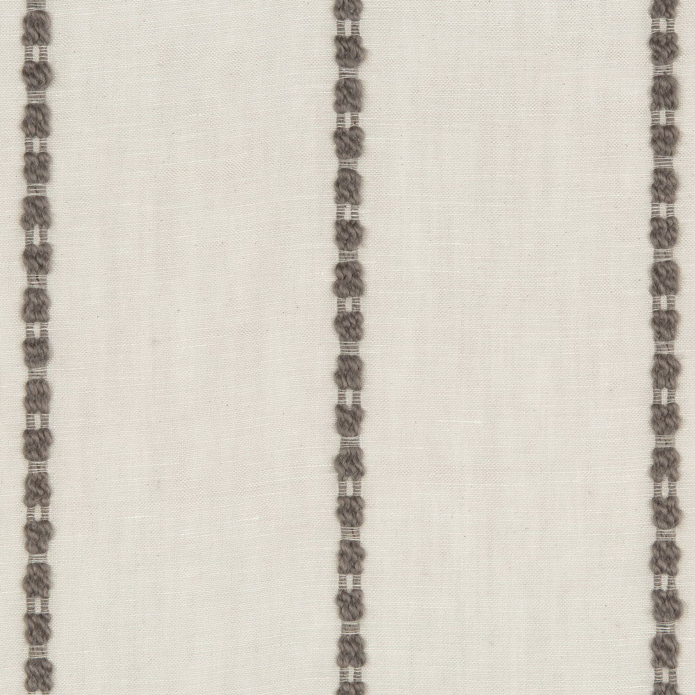 Sheer Drapery Fabric, Grey and Silver