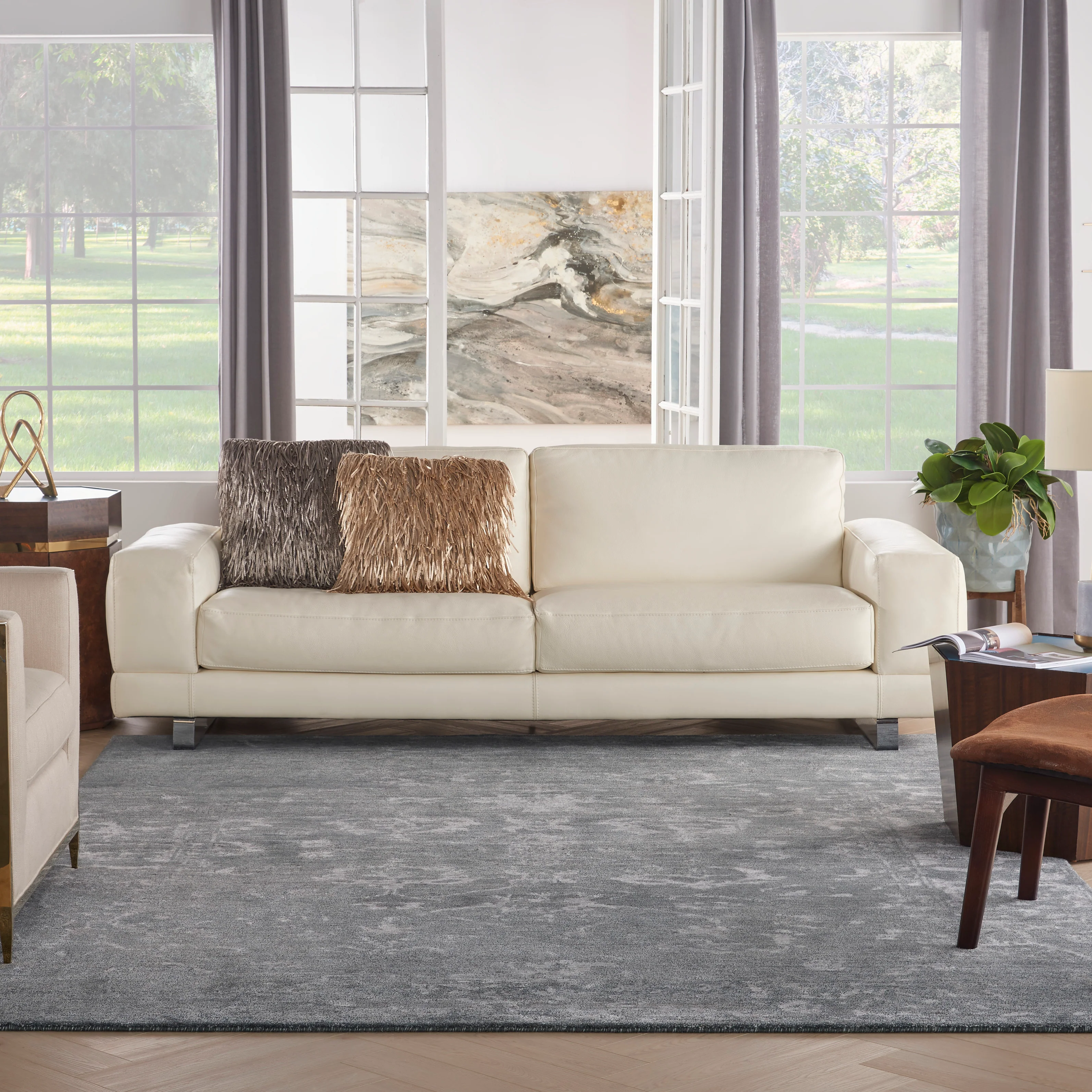 Transitional Essentials Rug - Dark Blue - Image 16