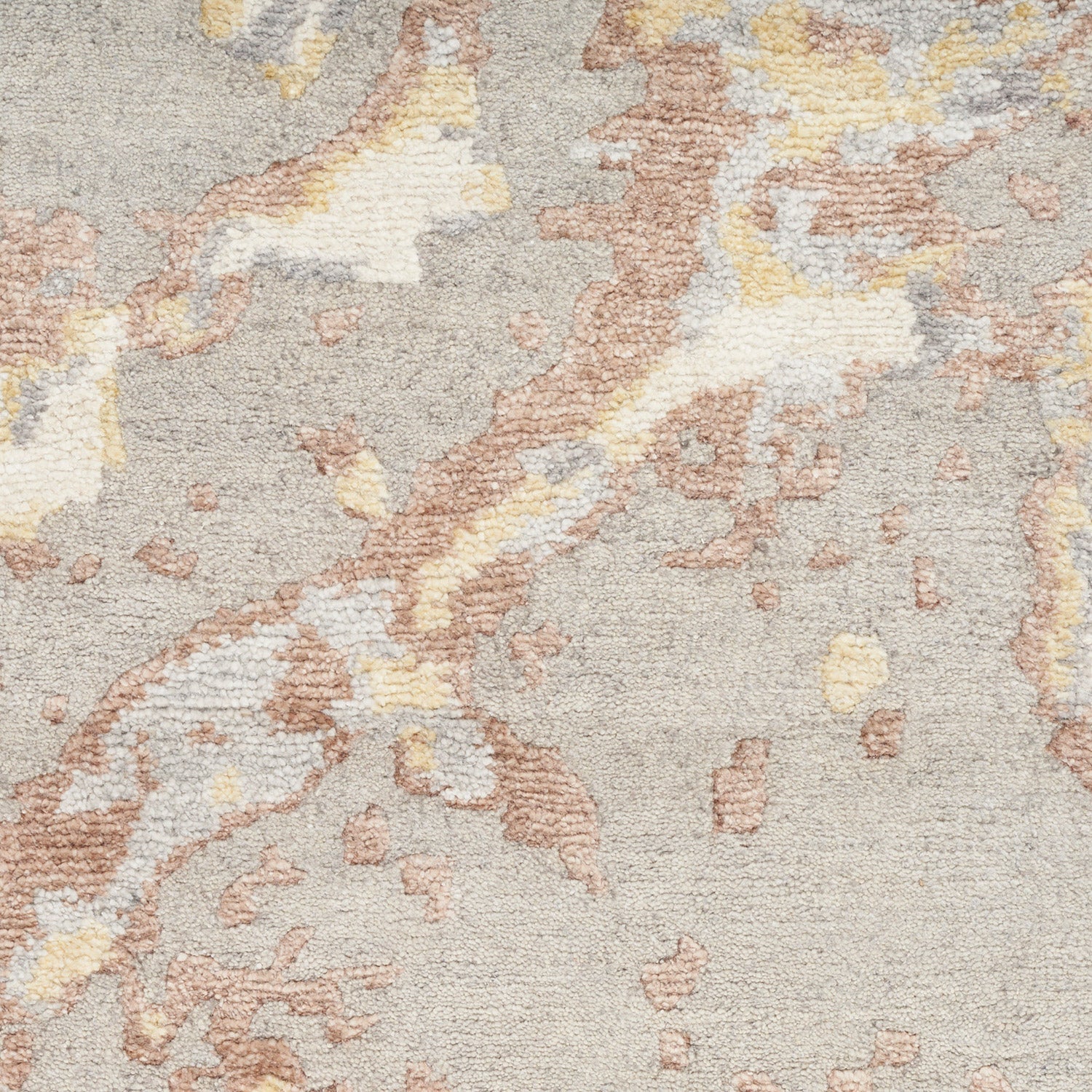 Silver Essentials Modern Bamboo Silk Wool Blend Rug - Image 12