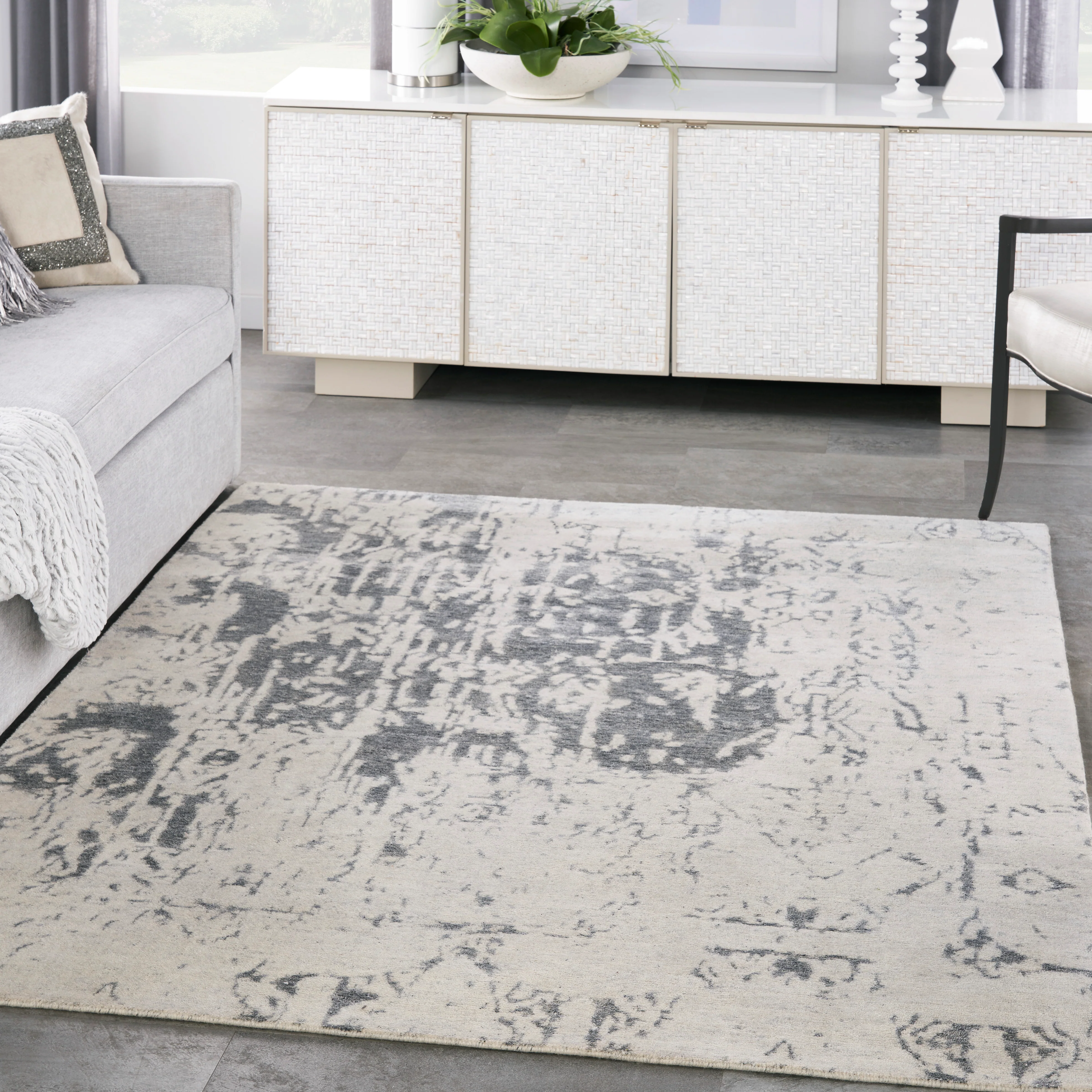 Sterling Essentials Modern Bamboo Silk Wool Blend Rug - Image 16