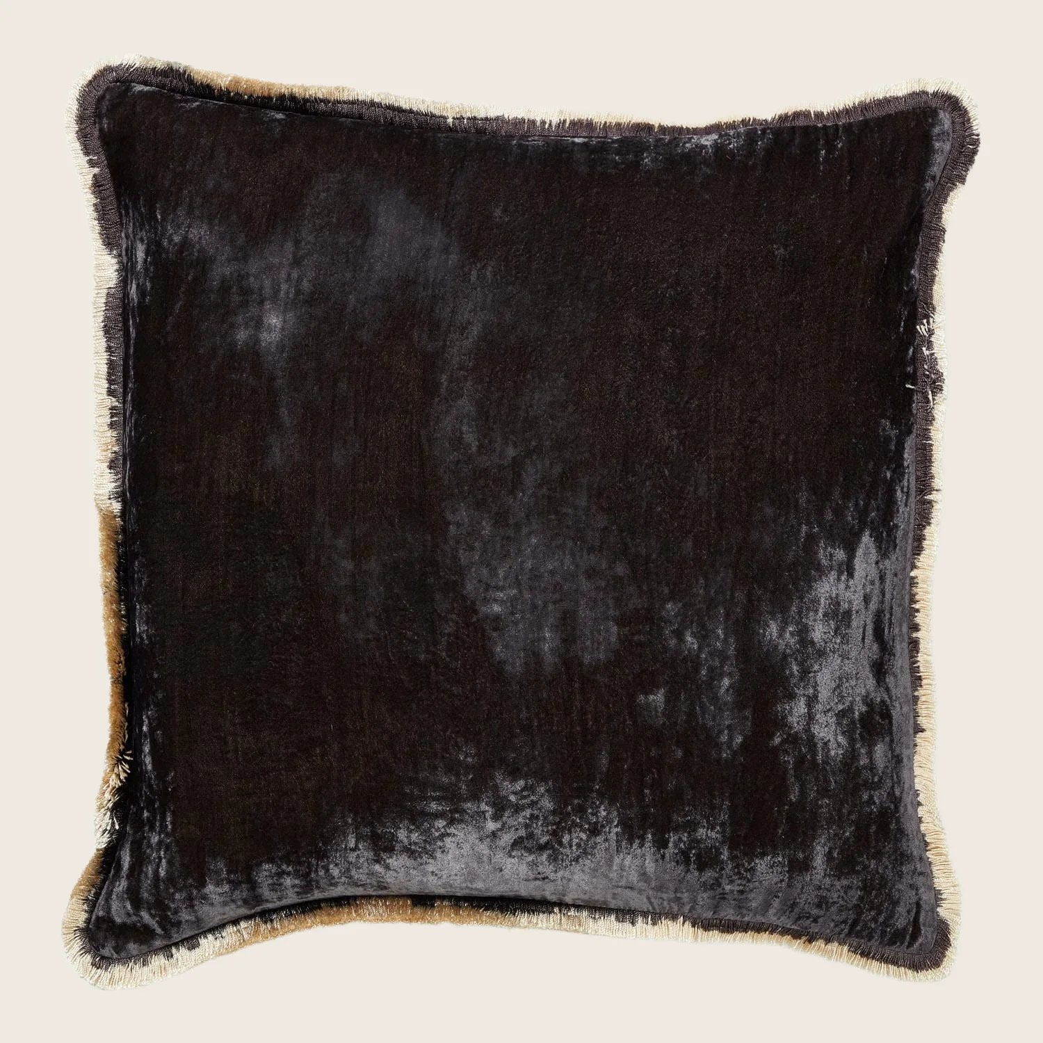 Silk Velvet Fringe Pillow - Image 12
