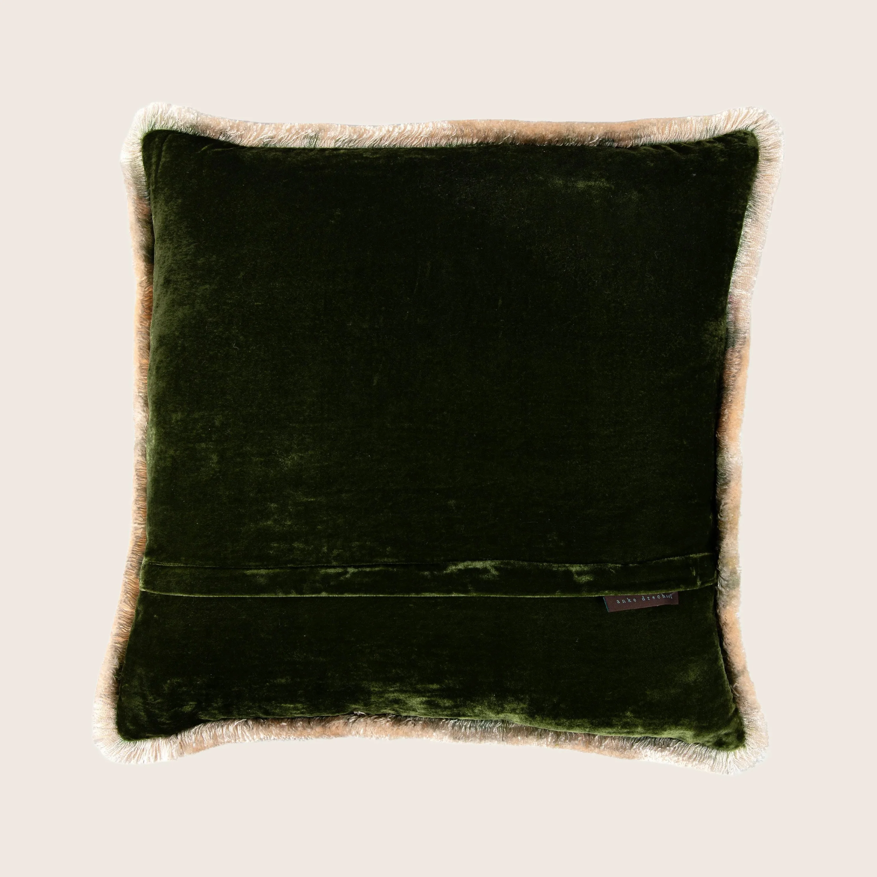 Silk Velvet Fringe Pillow - Image 20