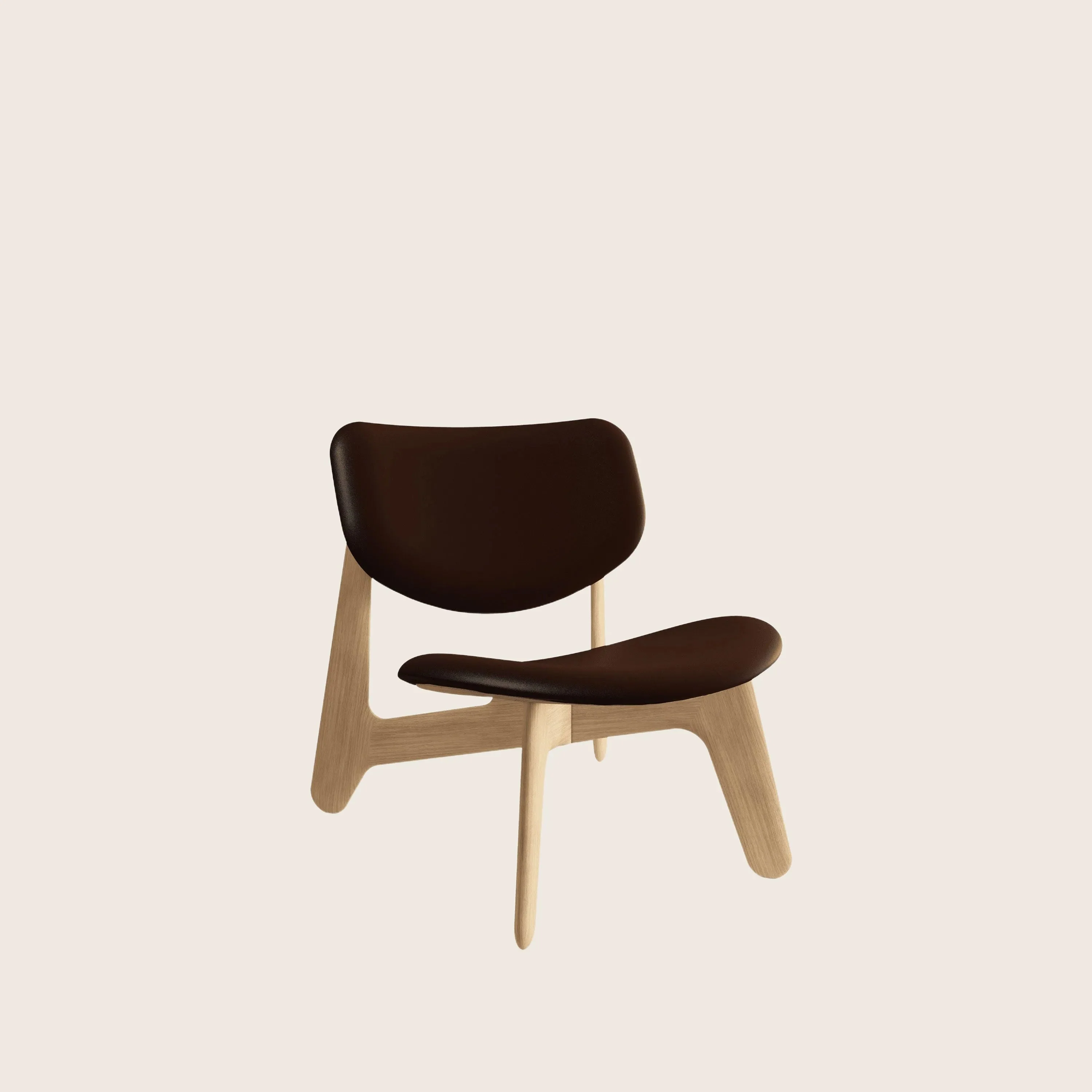 Slab Leather Lounge Chair - Image 15