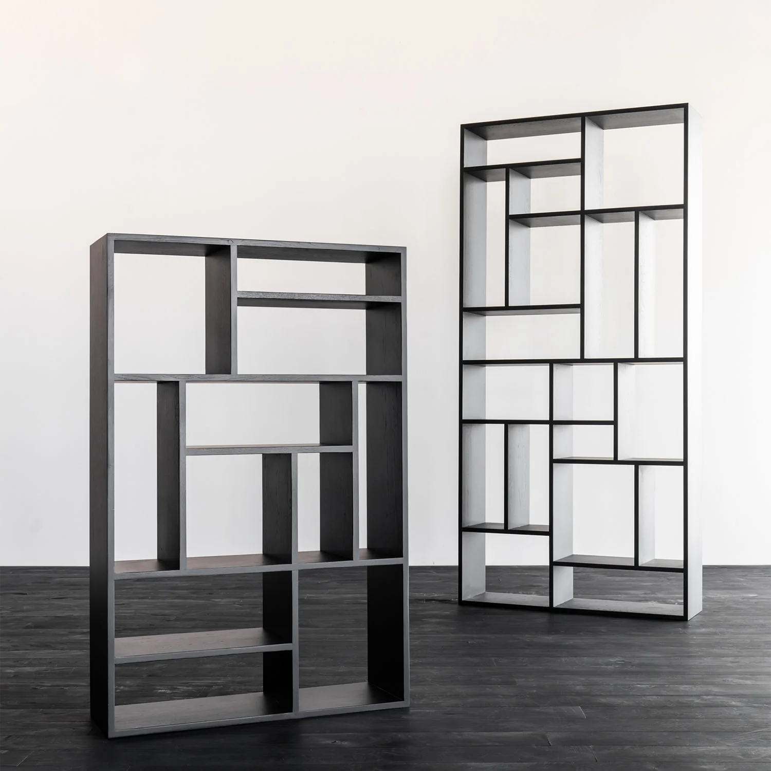 Small Oak M-Rack Bookcase - Image 5