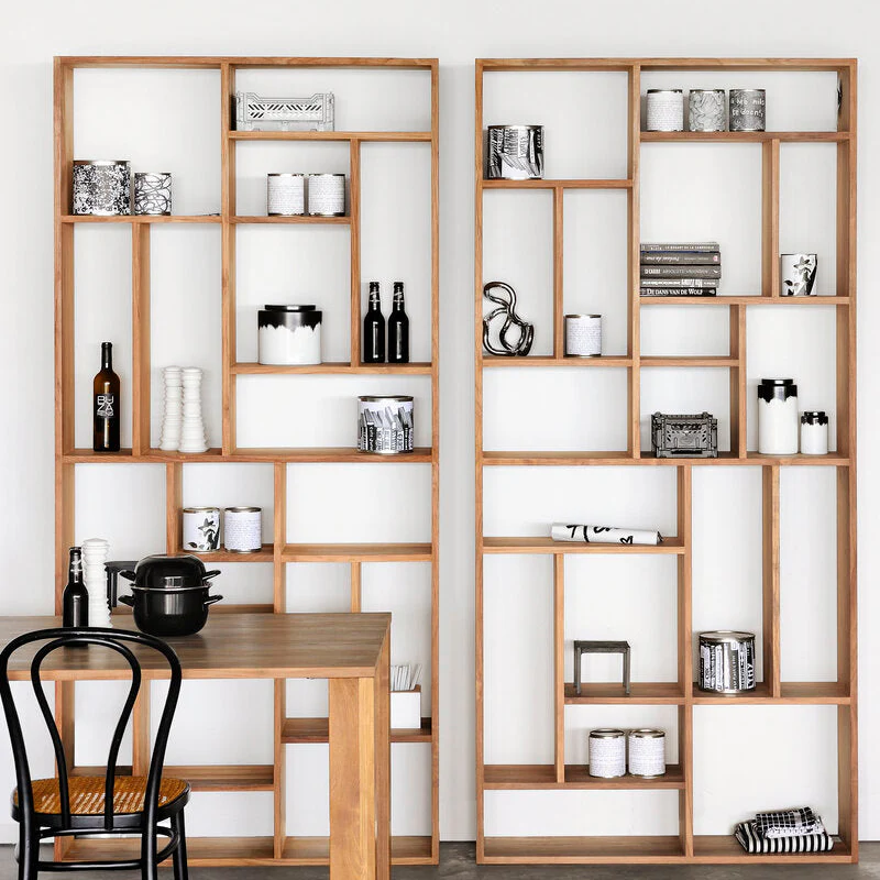 Small Oak M-Rack Bookcase - Image 6