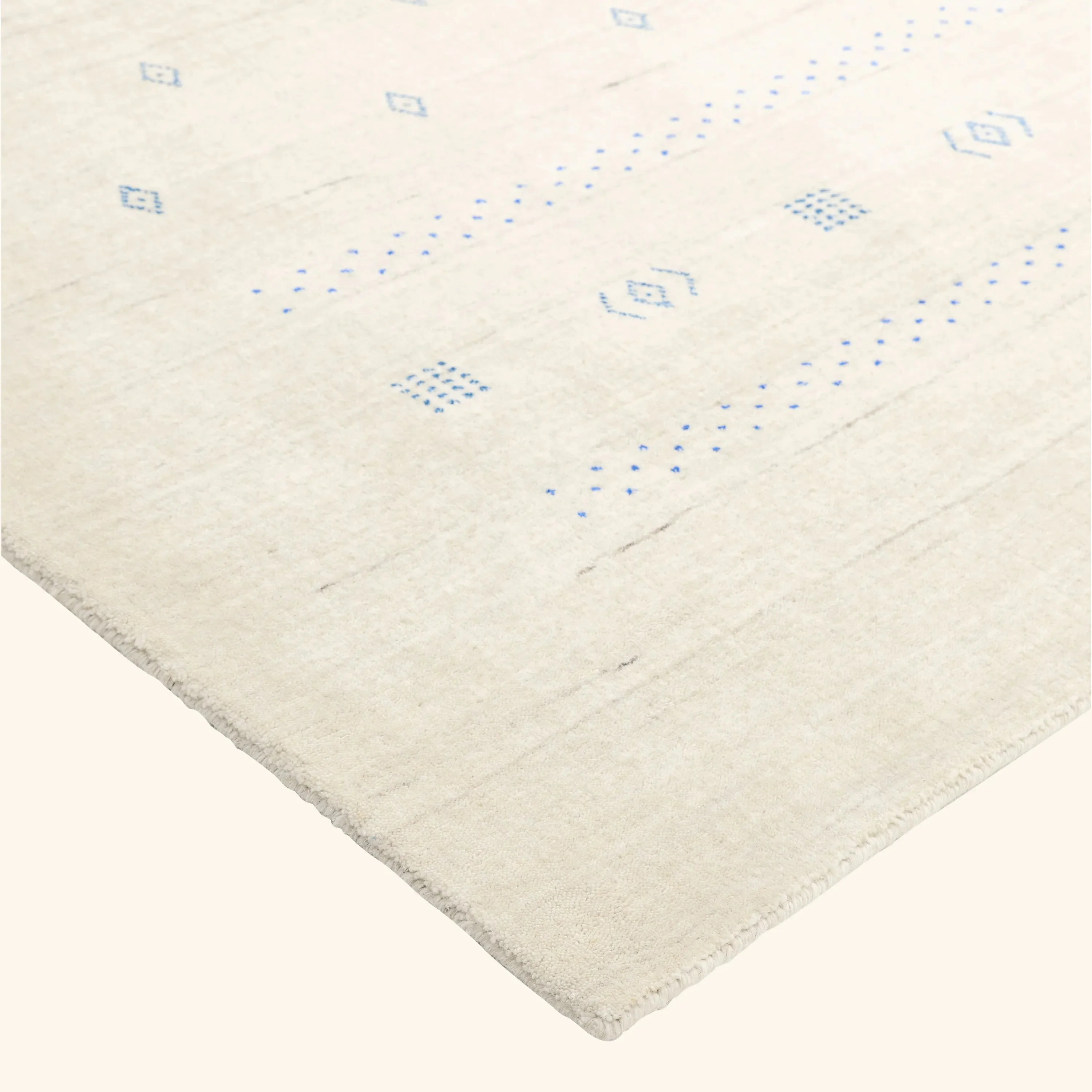 Snow Brown Solid Indo Gabbeh Wool Rug - 8' x 10' - Image 2