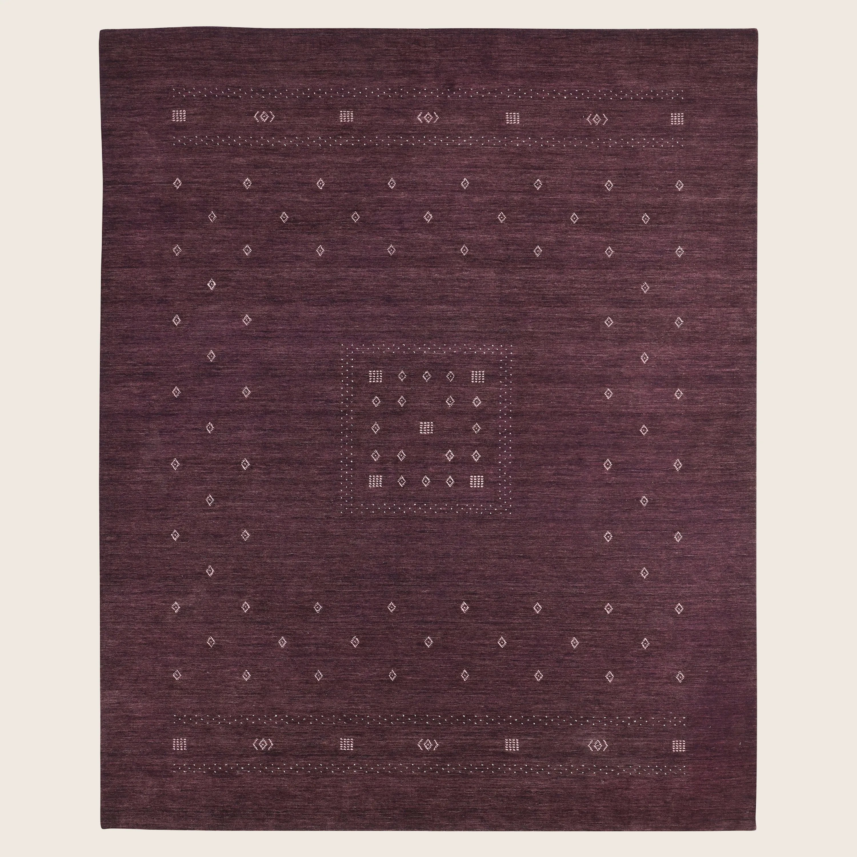 Solid Indo Gabbeh Wool Rug - Image 17