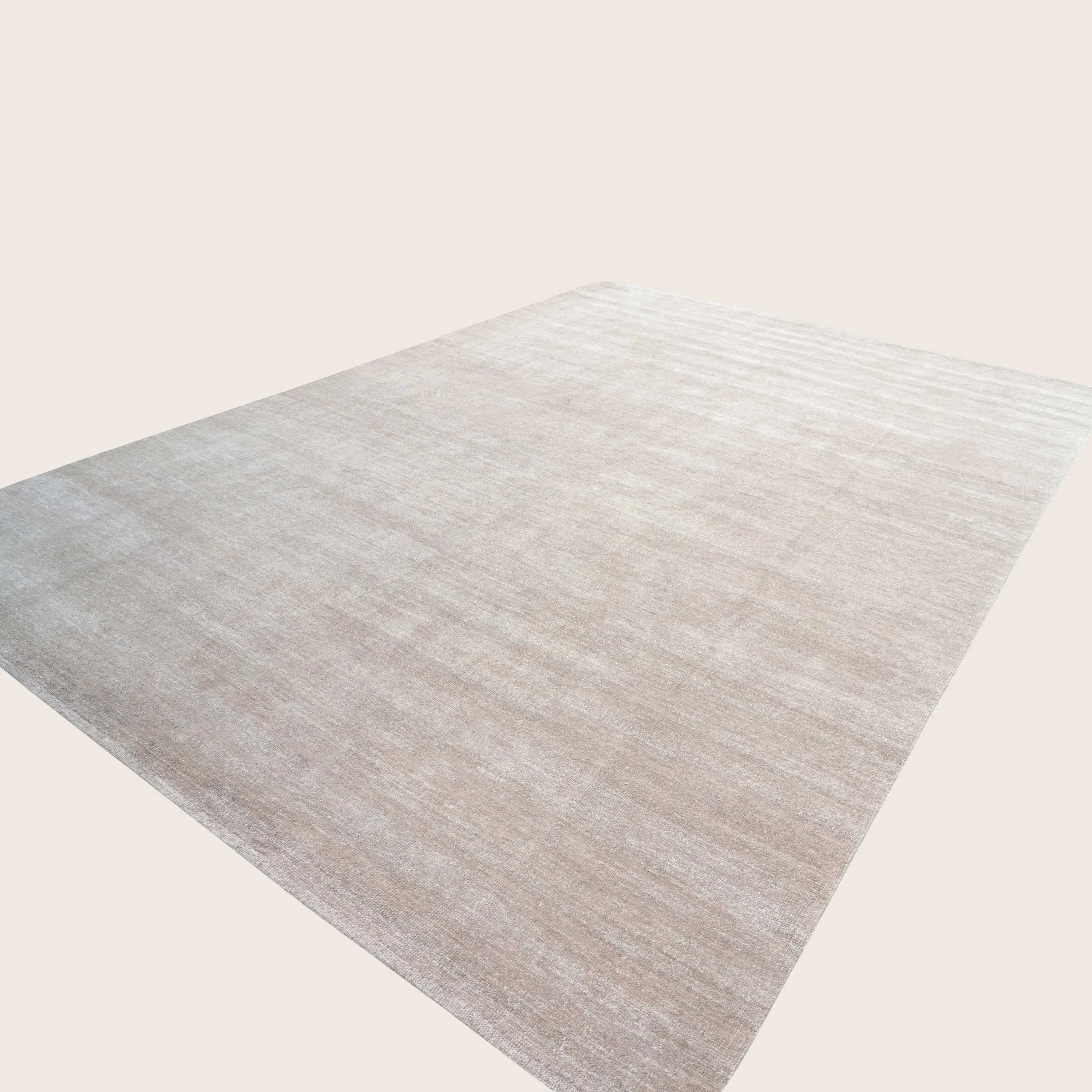 Solid Wool Saree Silk Blend Rug - Image 20