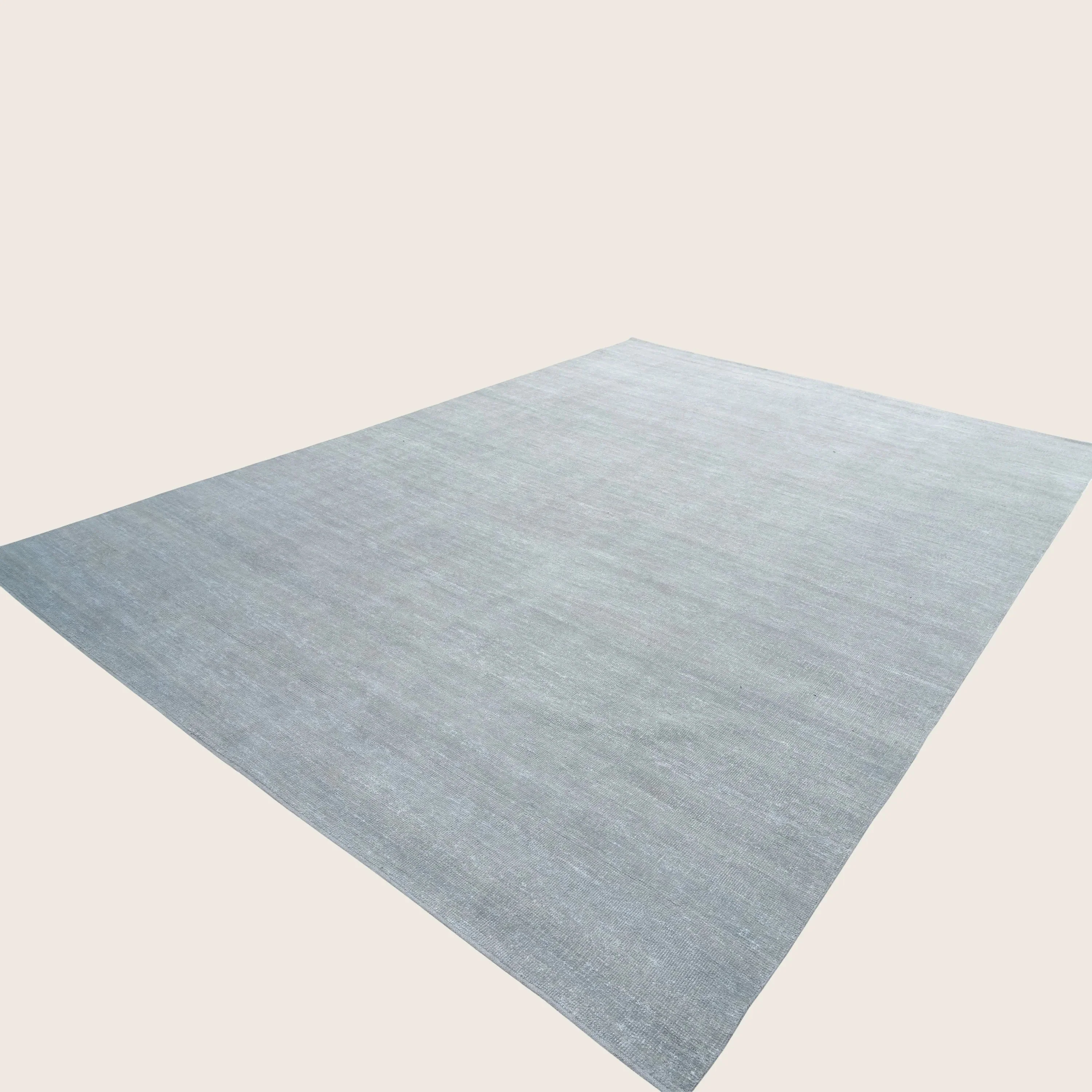 Solid Wool Saree Silk Blend Rug - Image 53