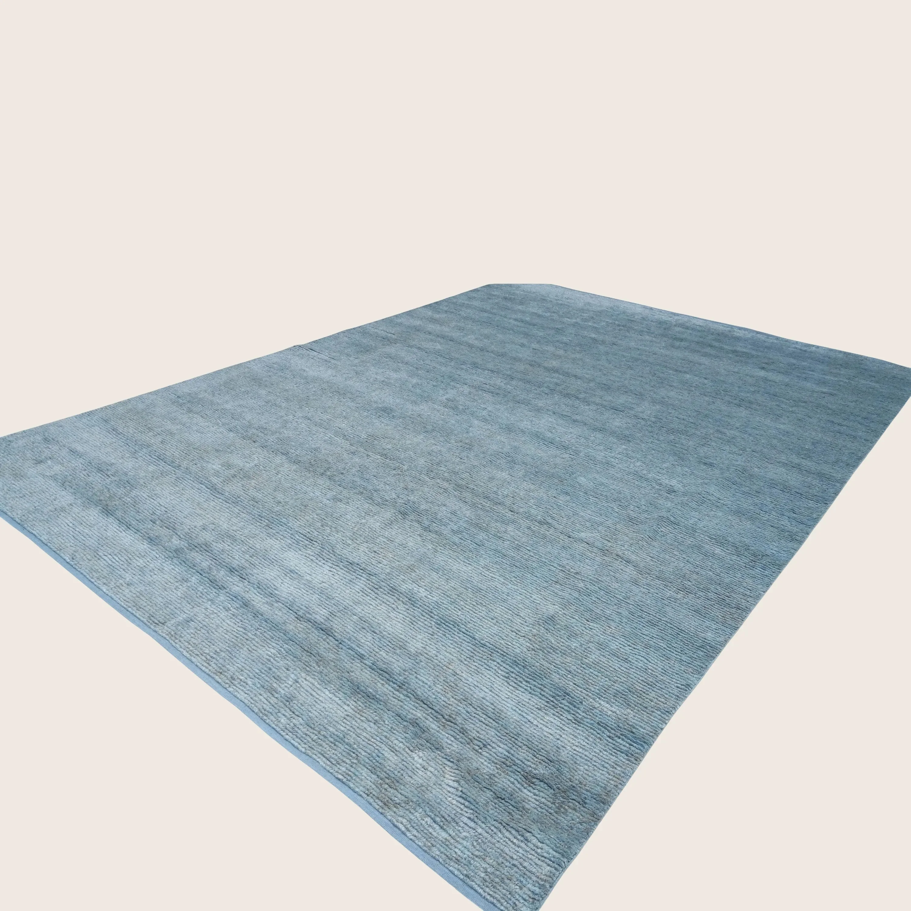 Solid Wool Silk Blend Rug - 10' x 14' - Image 13