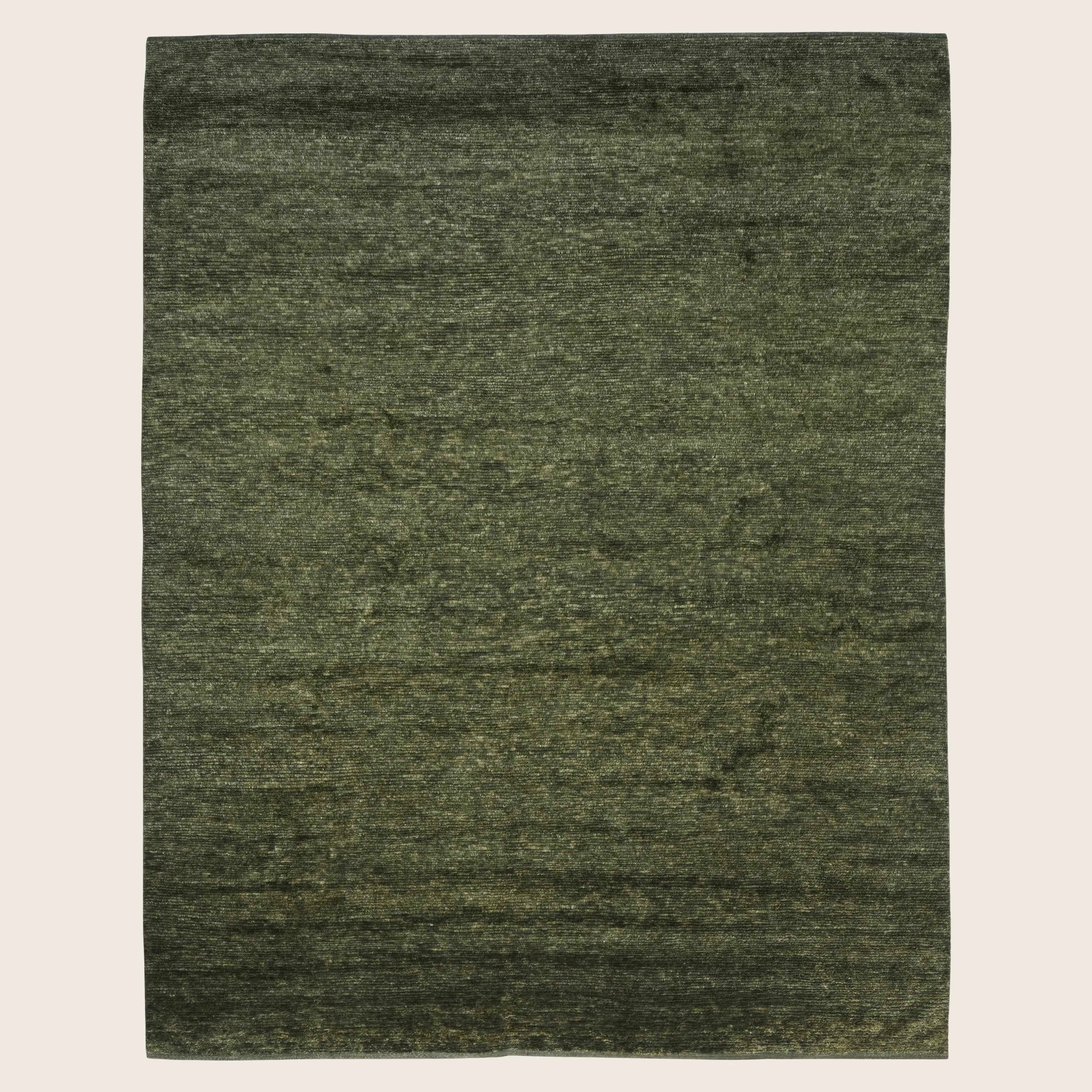 Solid Wool Silk Blend Rug - 10' x 14' - Image 14